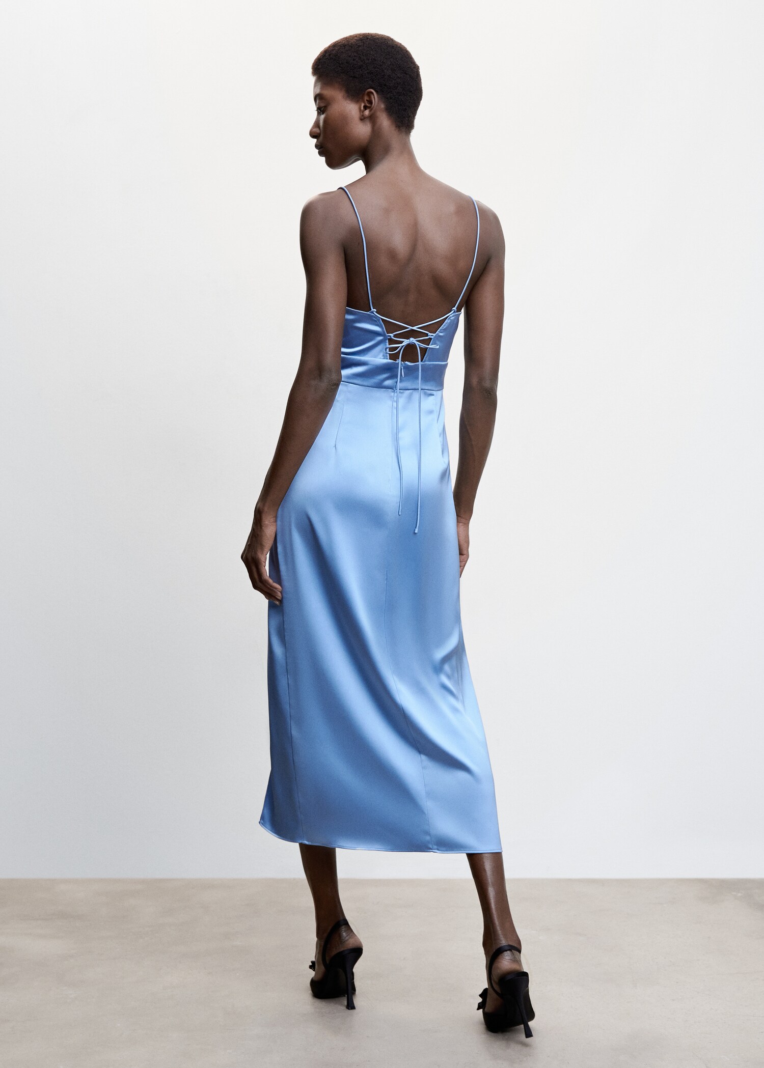 Satin camisole dress - Reverse of the article