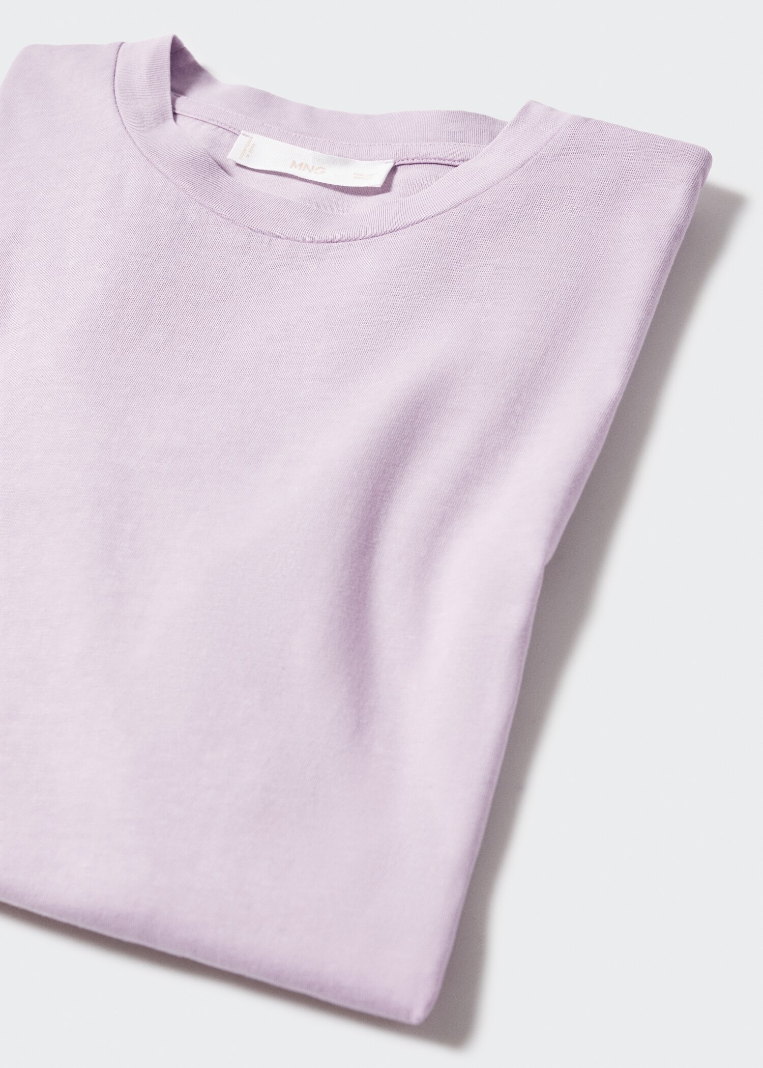 Washed-effect cotton t-shirt - Details of the article 8