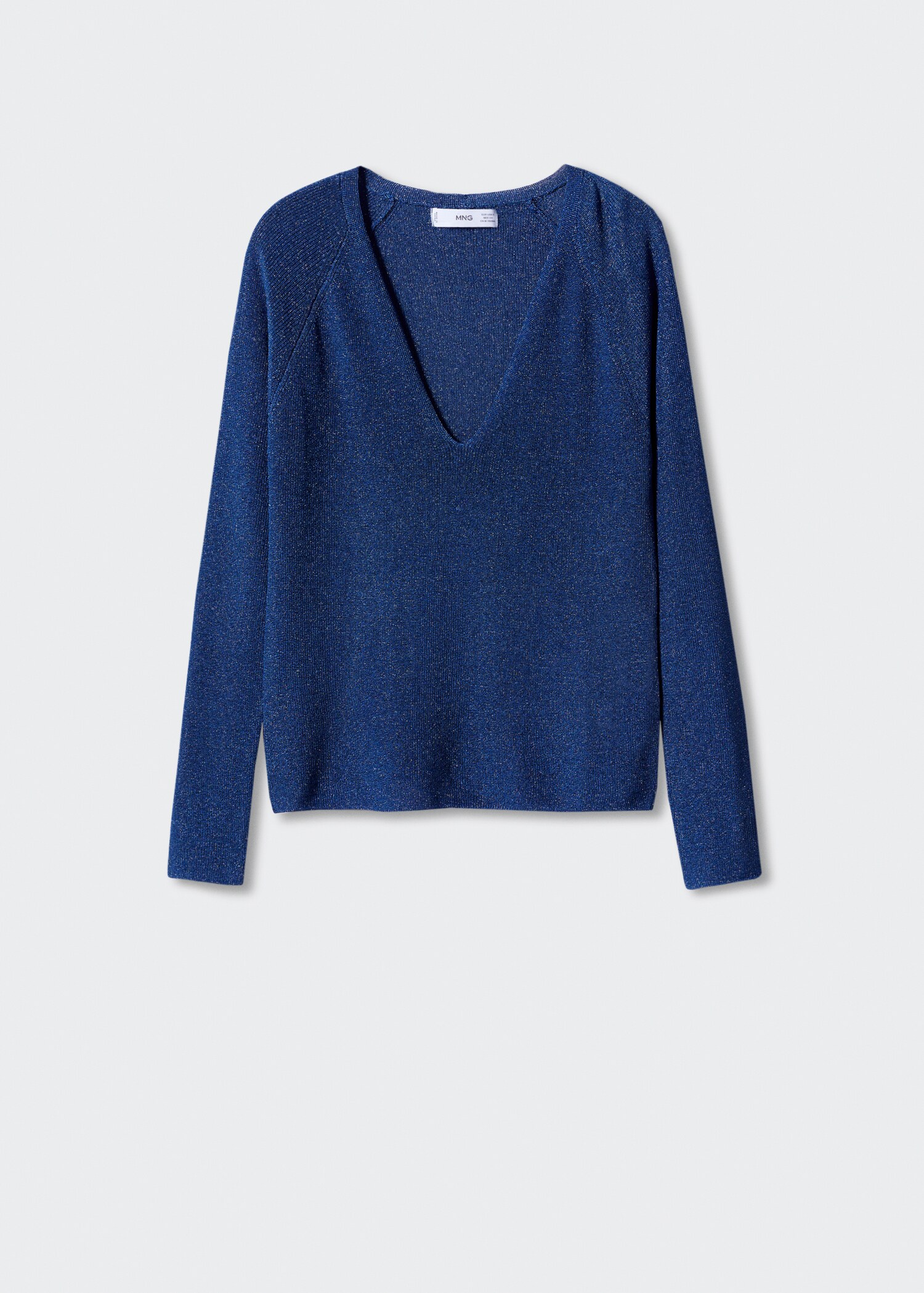 V-neck knit sweater - Article without model