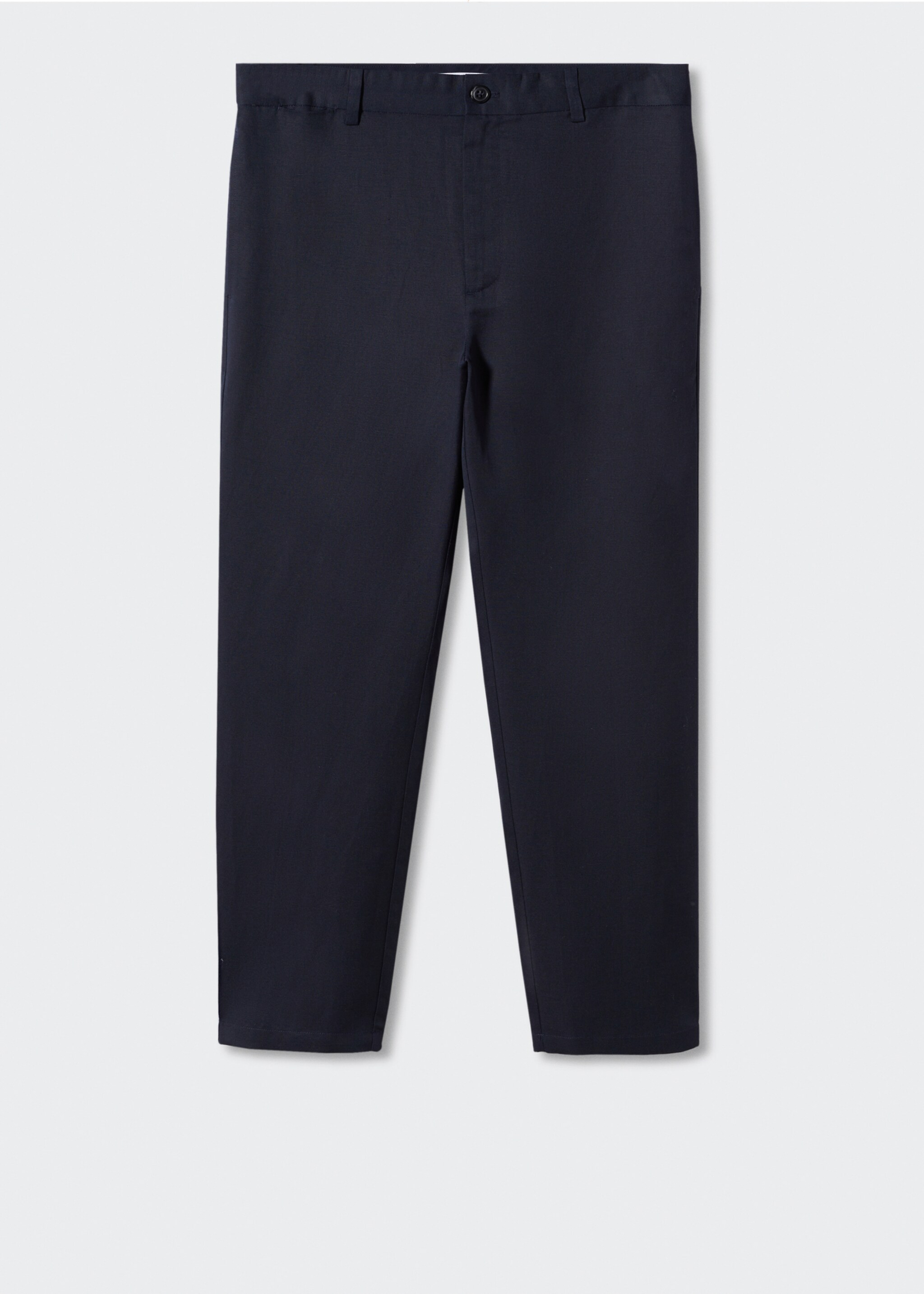 Slim-fit lyocell linen pants - Article without model