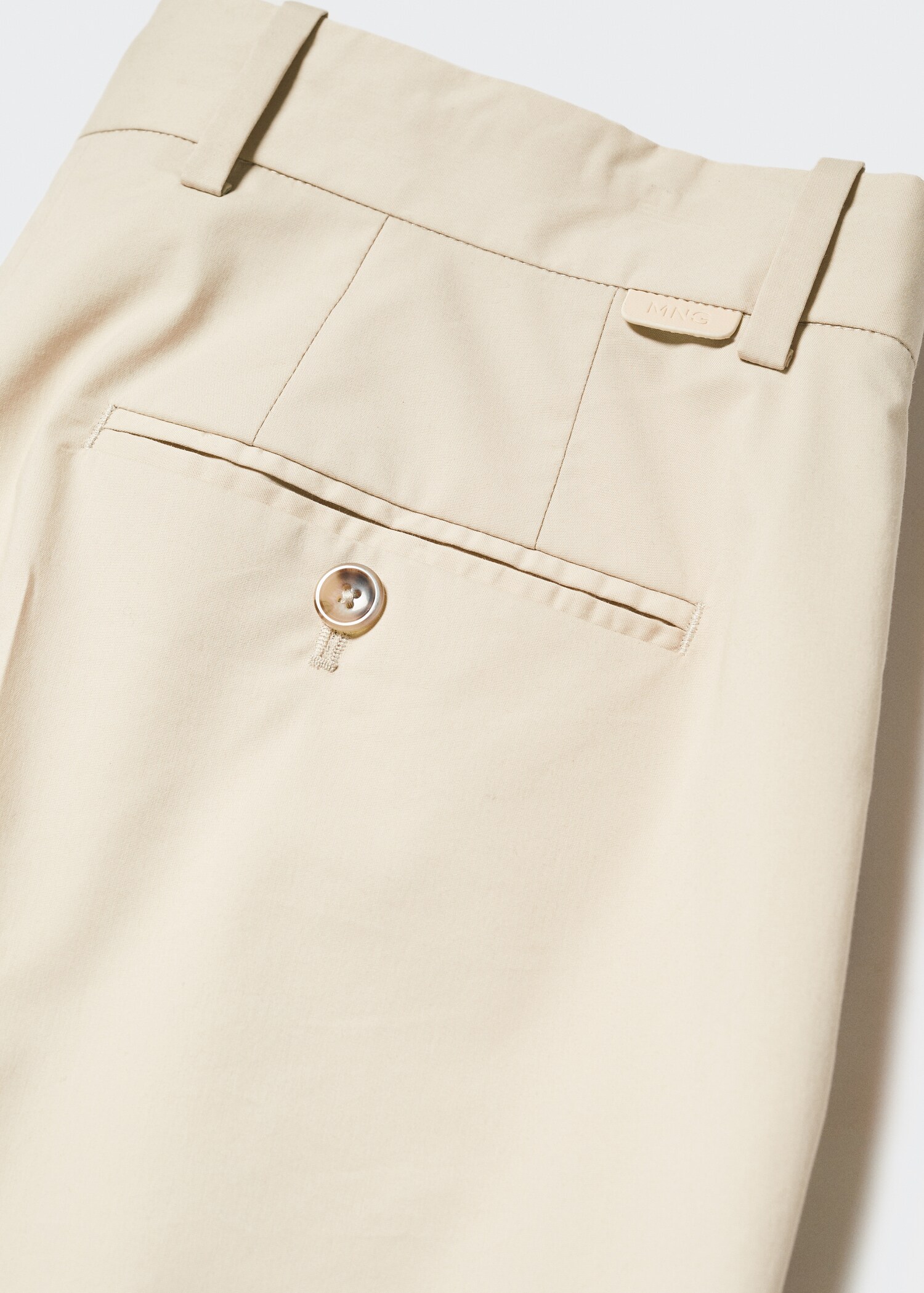 Cotton pleated pants - Details of the article 8