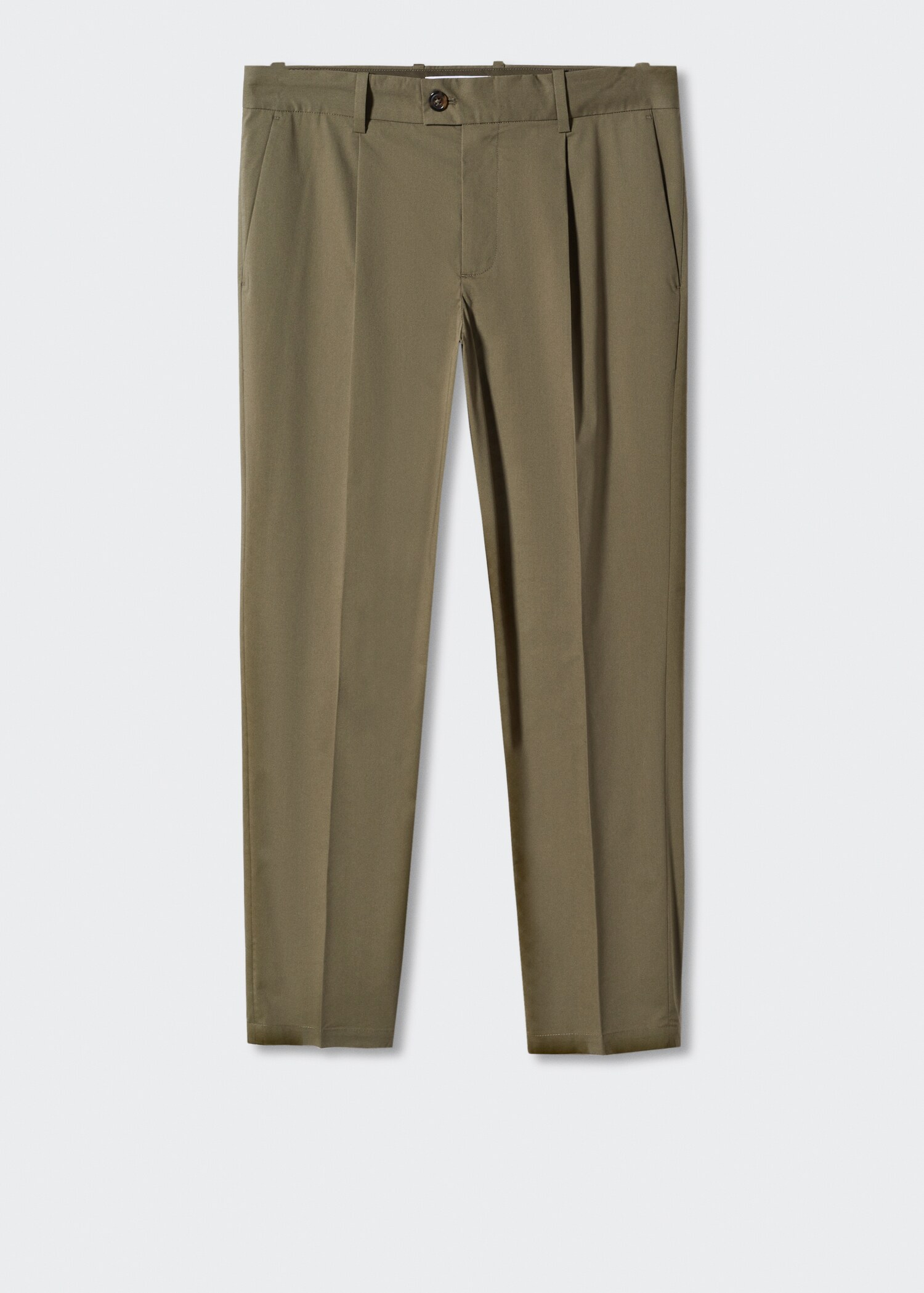 Cotton pleated trousers - Article without model