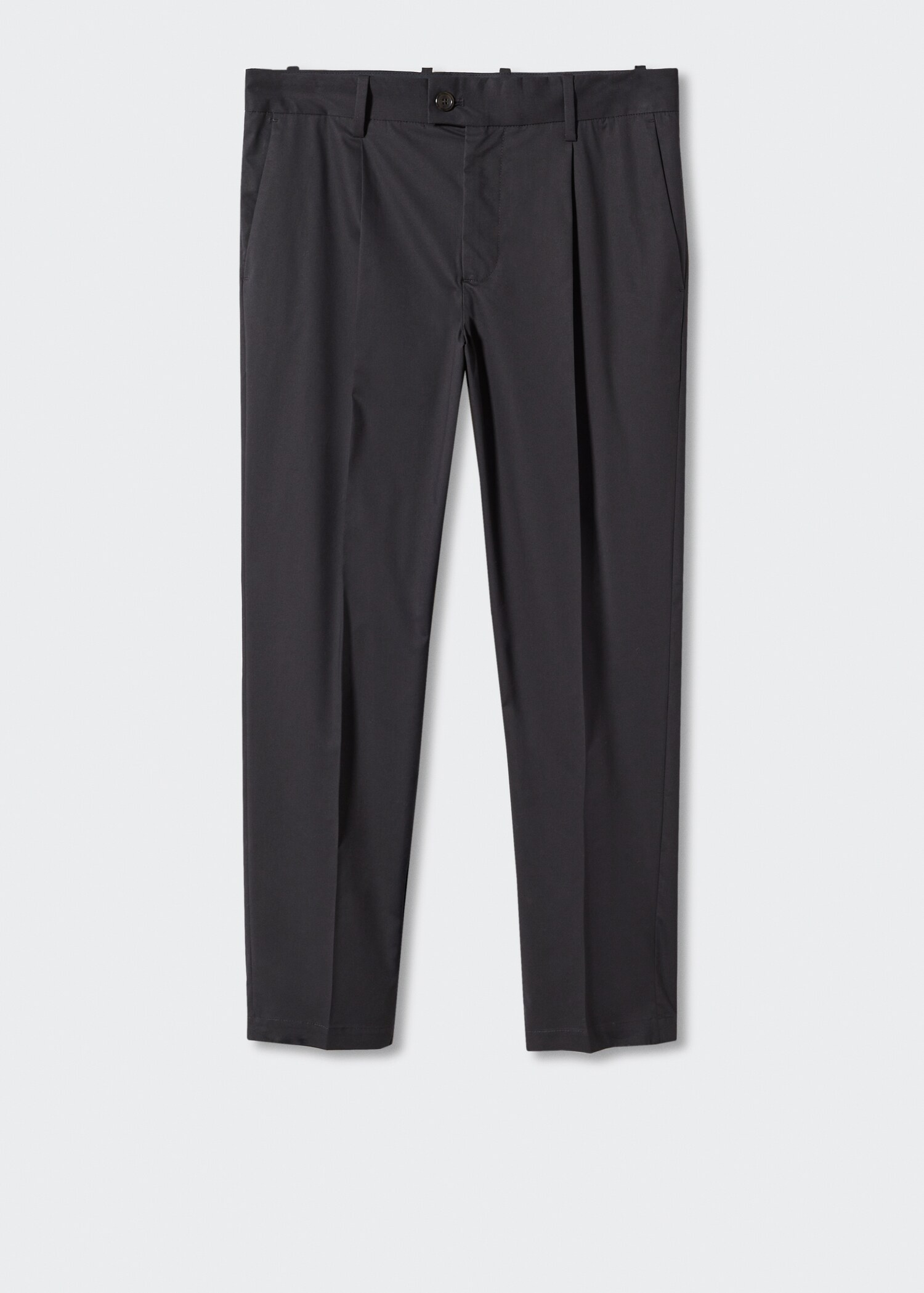 Cotton pleated trousers - Article without model