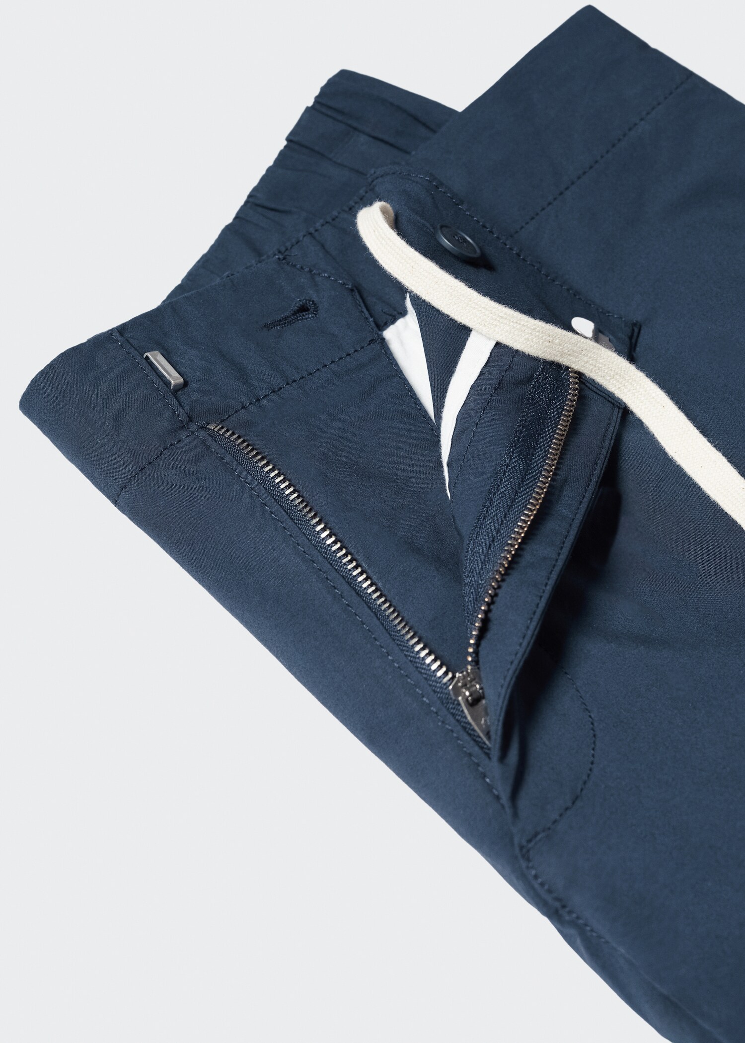 Slim-fit cotton pants - Details of the article 8