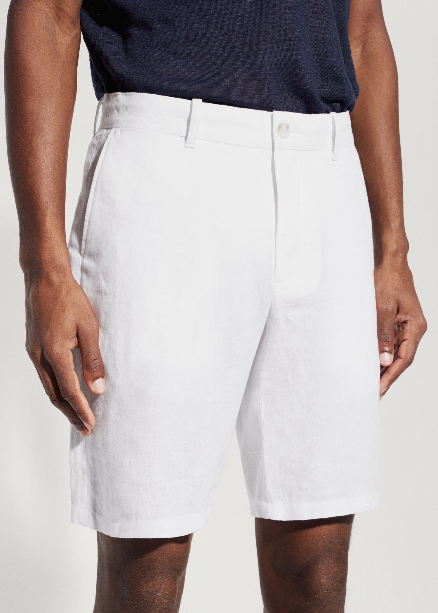 Bermudashorts aus 100 % Leinen - Detail des Artikels 1