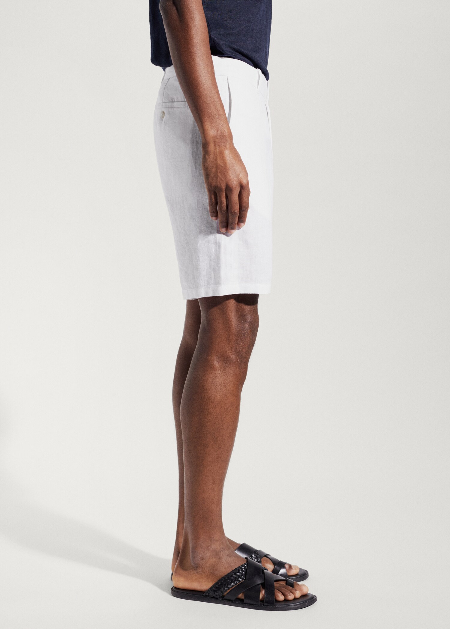 Bermudashorts aus 100 % Leinen - Detail des Artikels 4