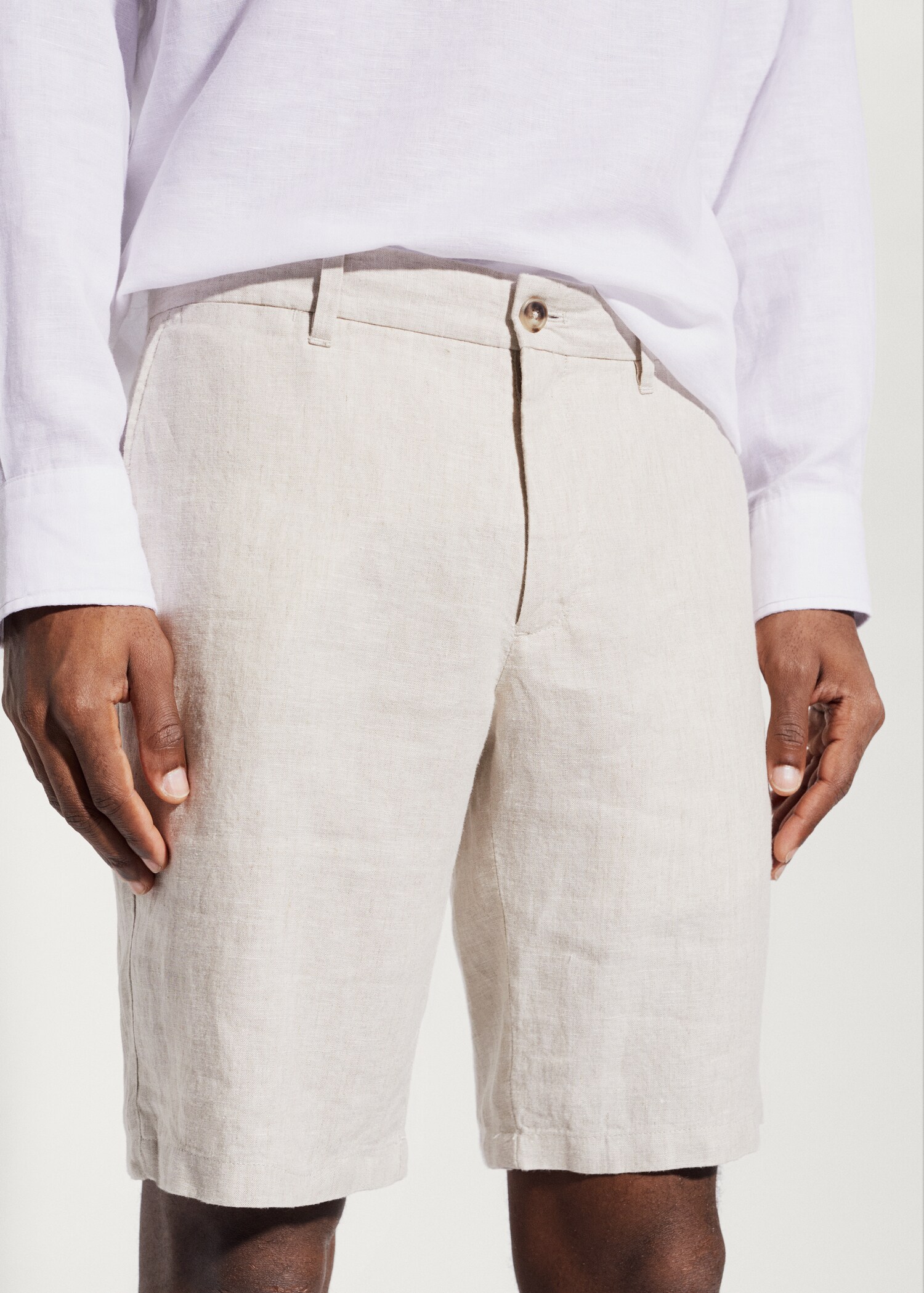 Bermudashorts aus 100 % Leinen - Detail des Artikels 1