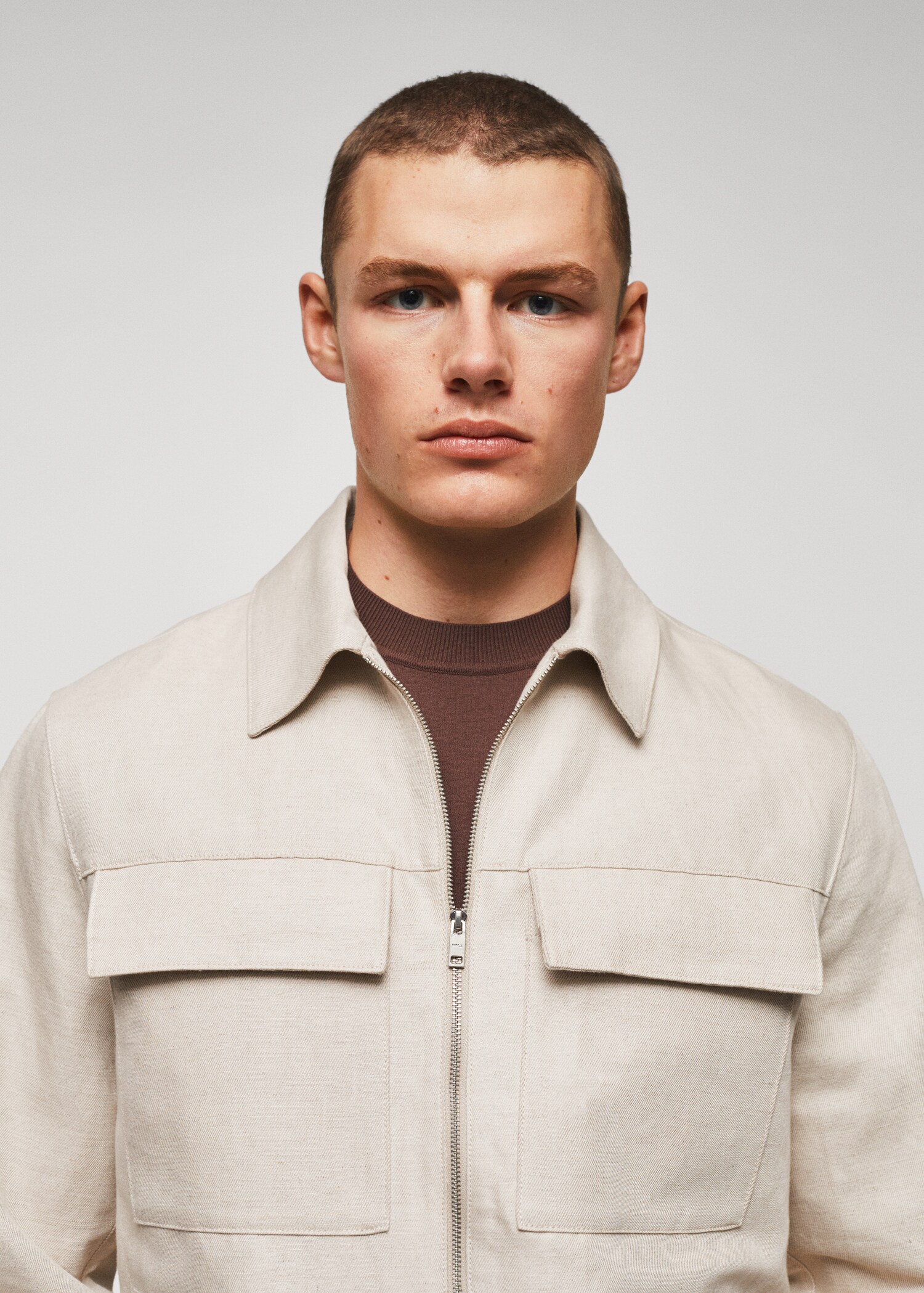 Veste en lin poches - Détail de l'article 4