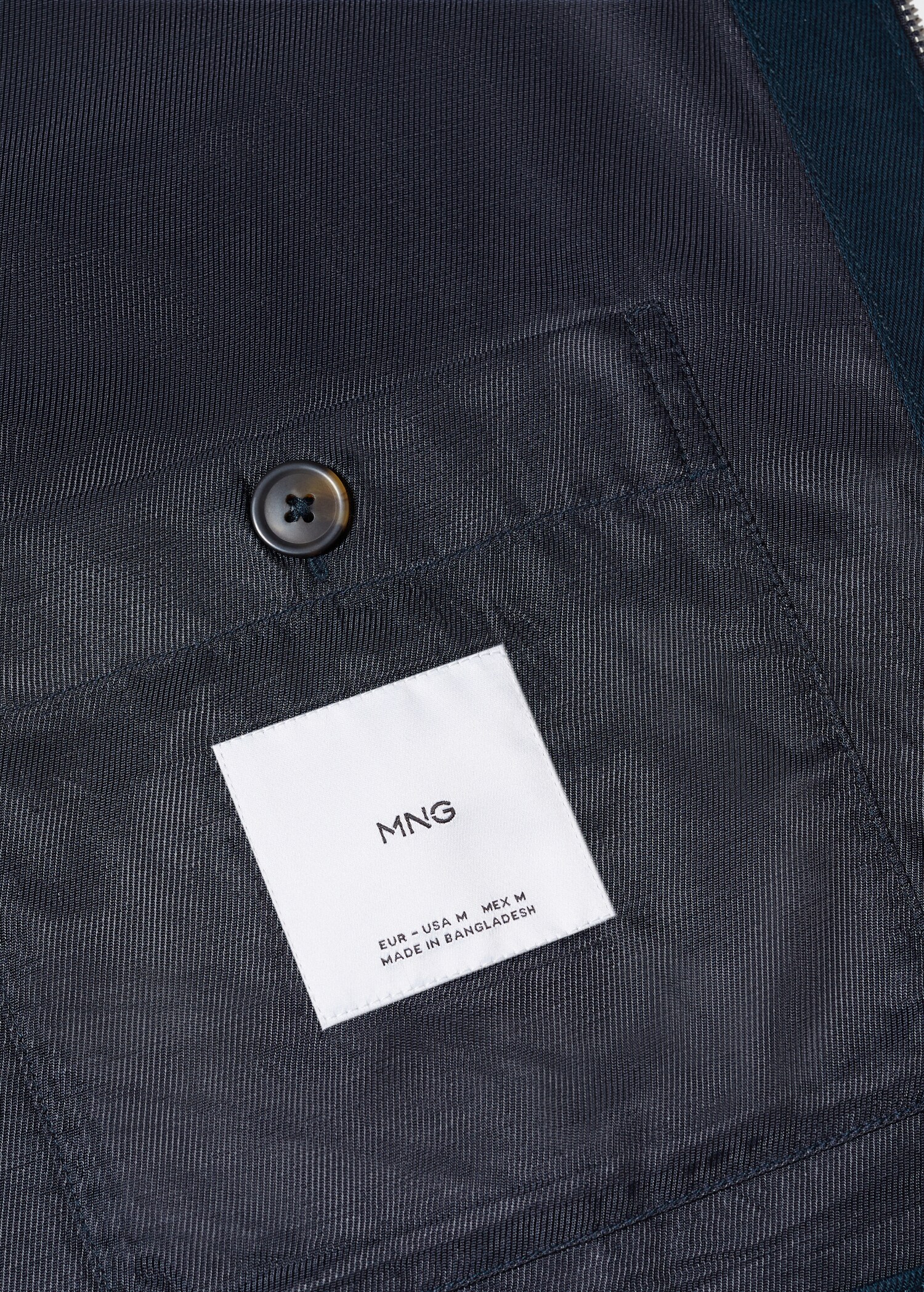 Veste en lin poches - Détail de l'article 8