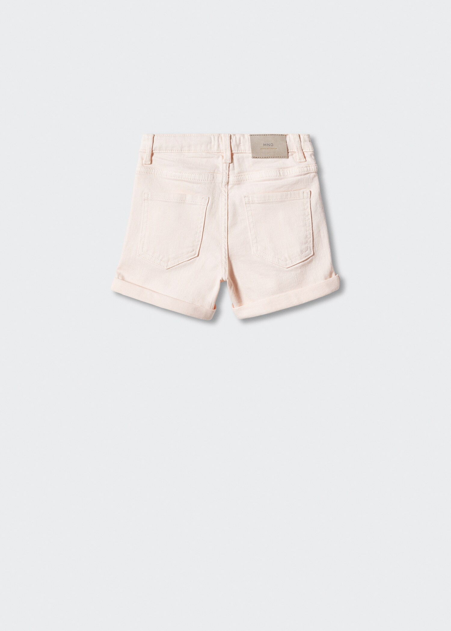 Shorts denim vora girada - Revers de l'article