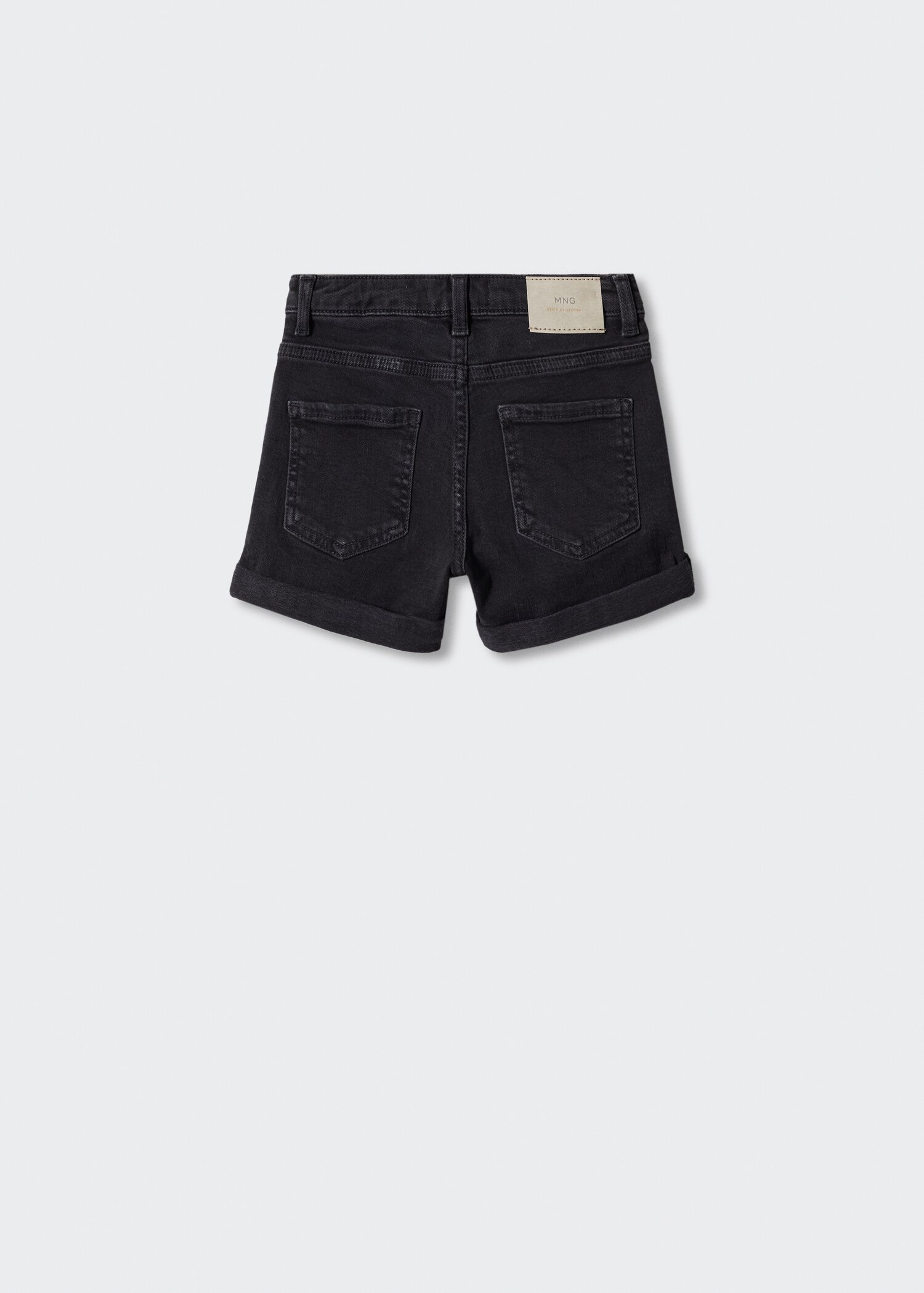 Shorts denim vora girada - Revers de l'article