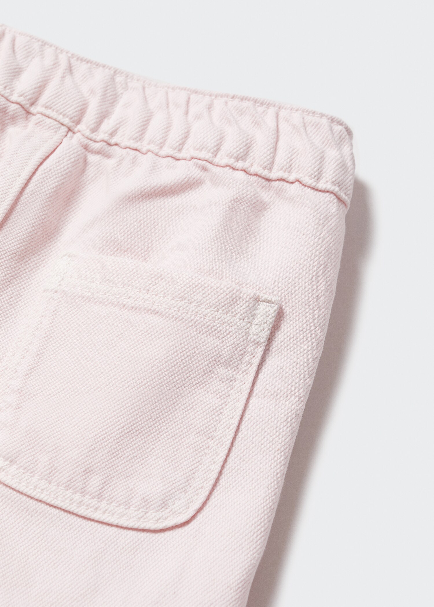 Buttoned denim shorts - Details of the article 0