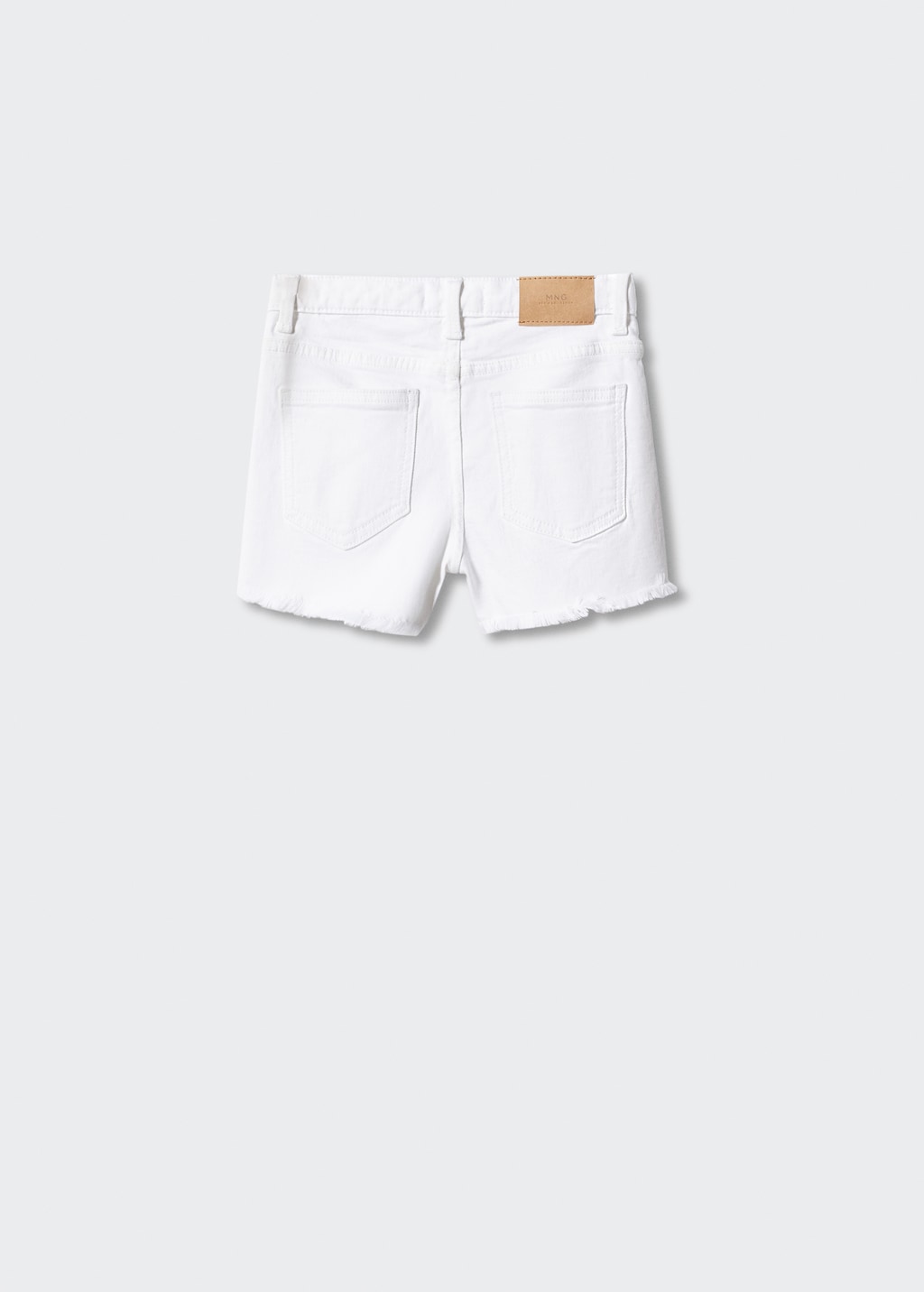 White distressed shorts hotsell