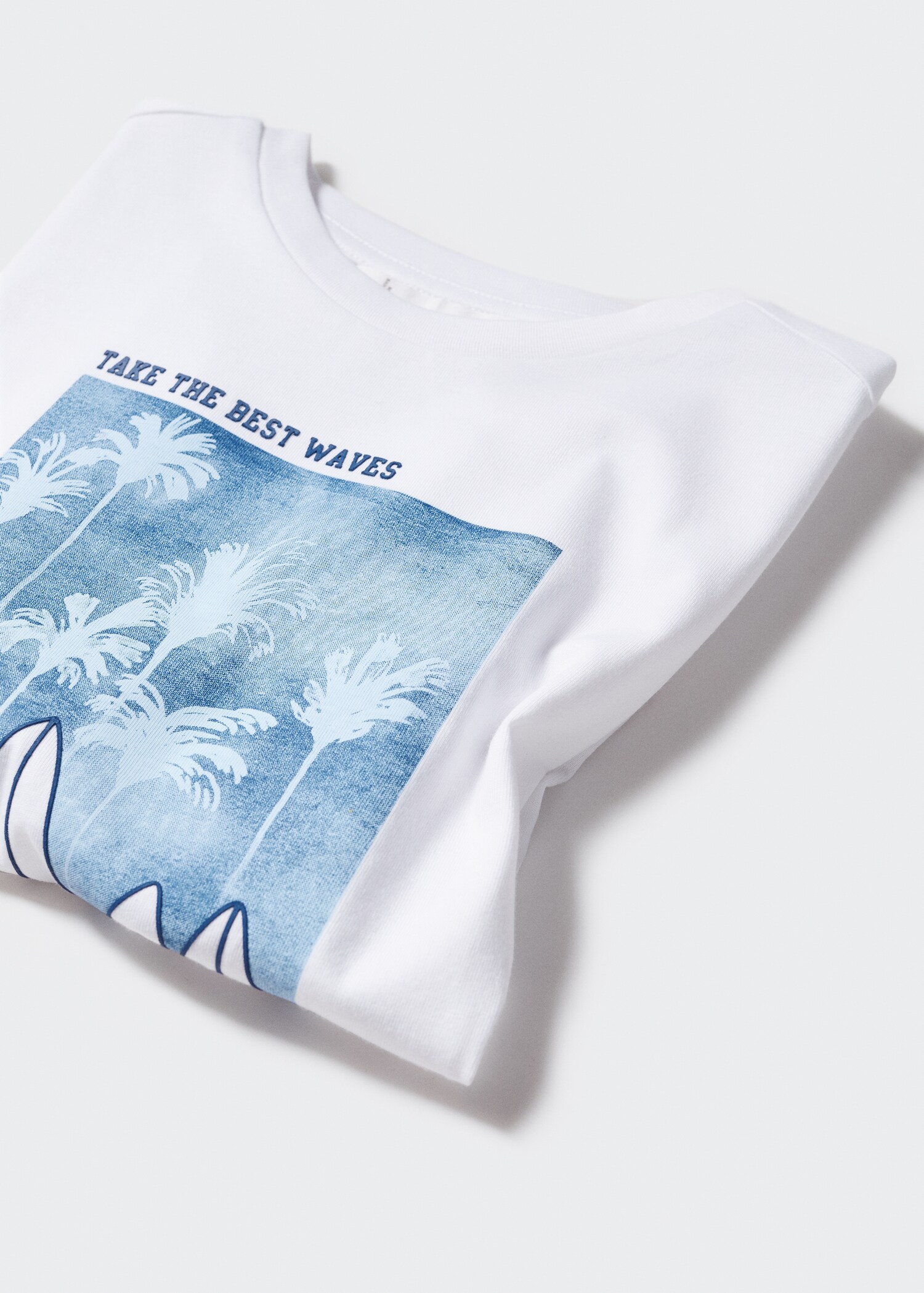 Printed cotton-blend T-shirt - Details of the article 8