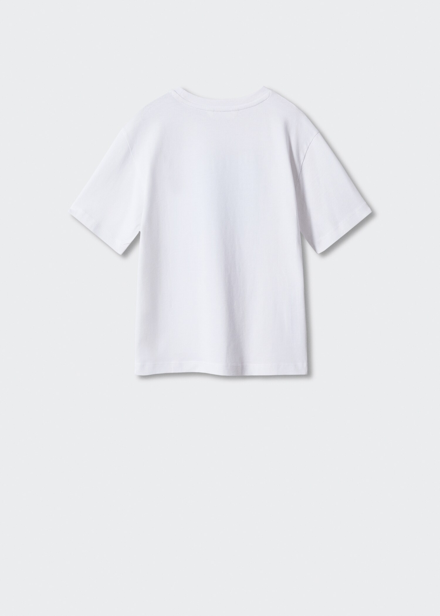 Printed cotton-blend T-shirt - Reverse of the article