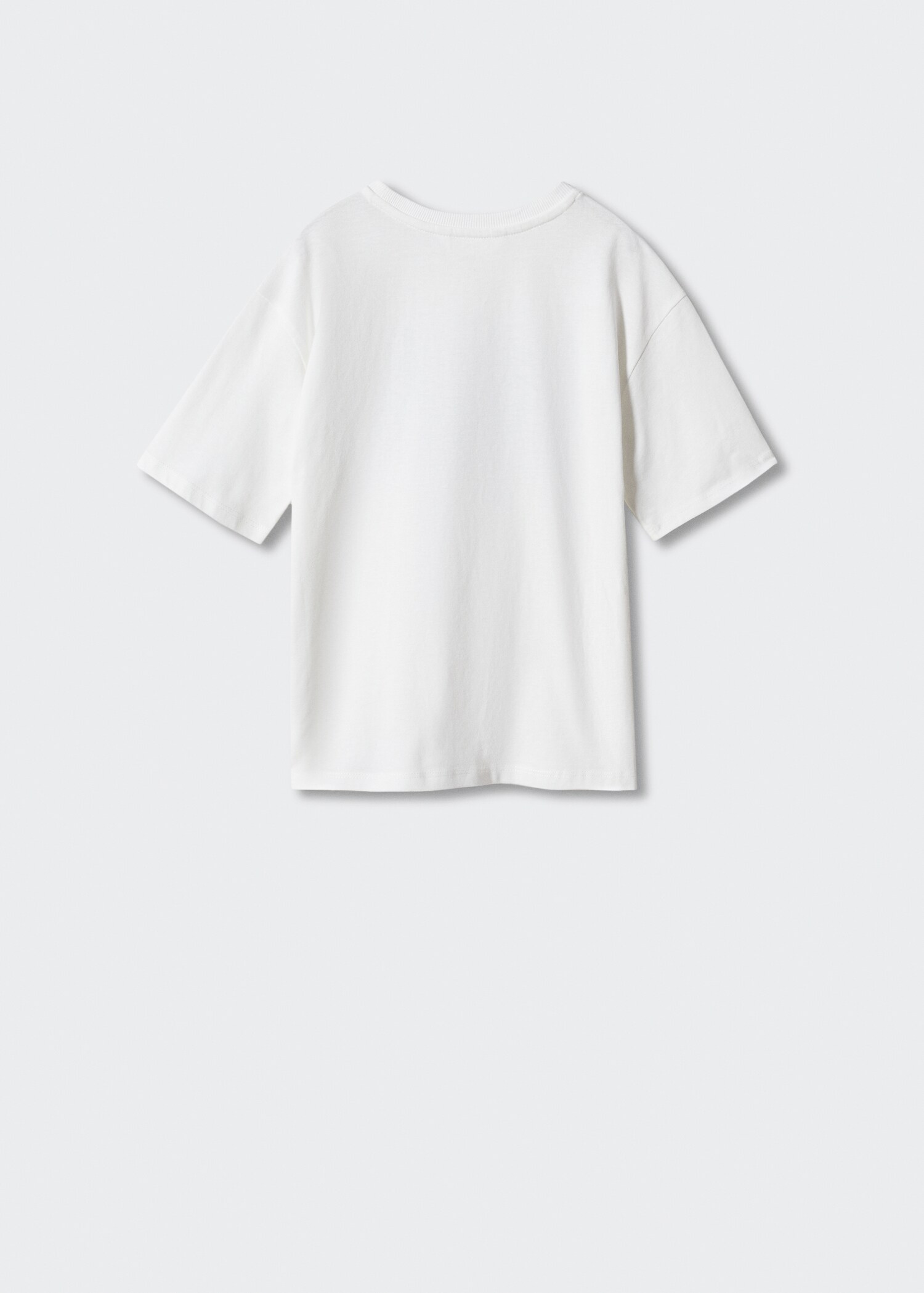 Printed cotton-blend t-shirt - Reverse of the article