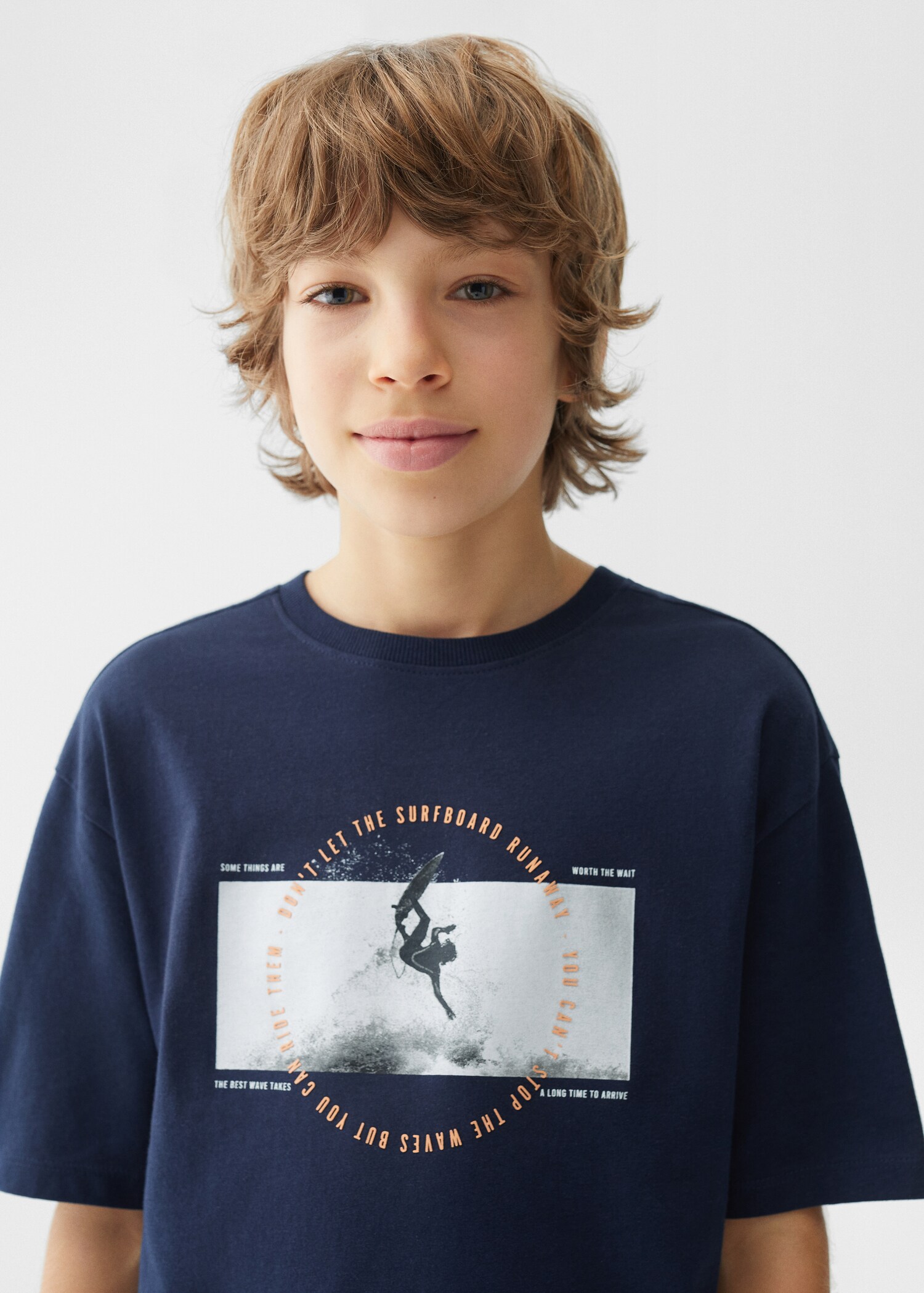 Printed cotton-blend t-shirt - Details of the article 1