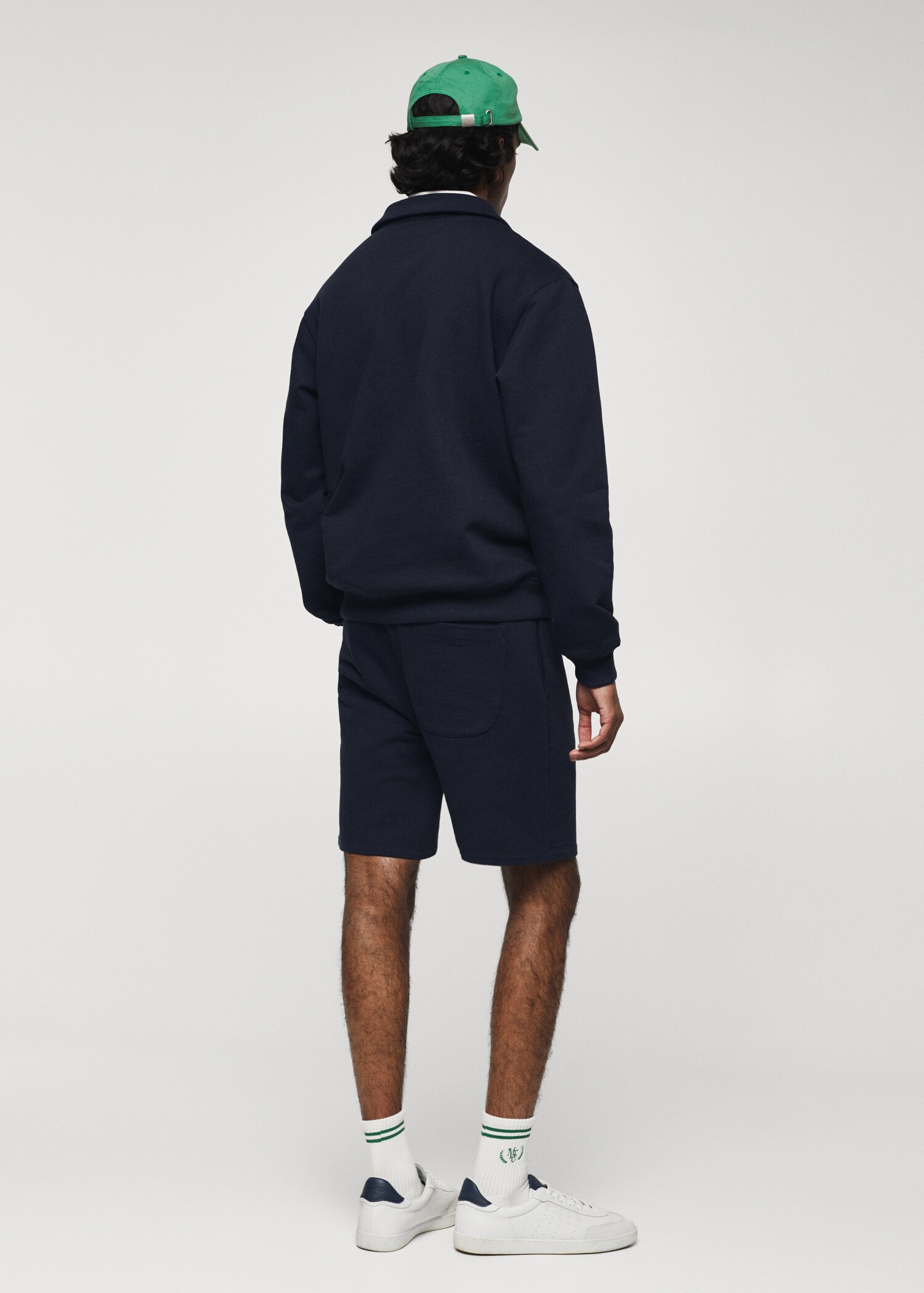 Katoenen sweatshirt met boodschap - Achterkant van het artikel