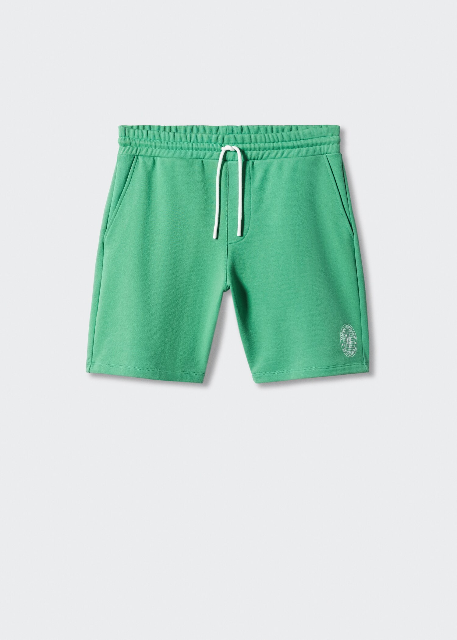 Cotton shorts with drawstring - Article without model