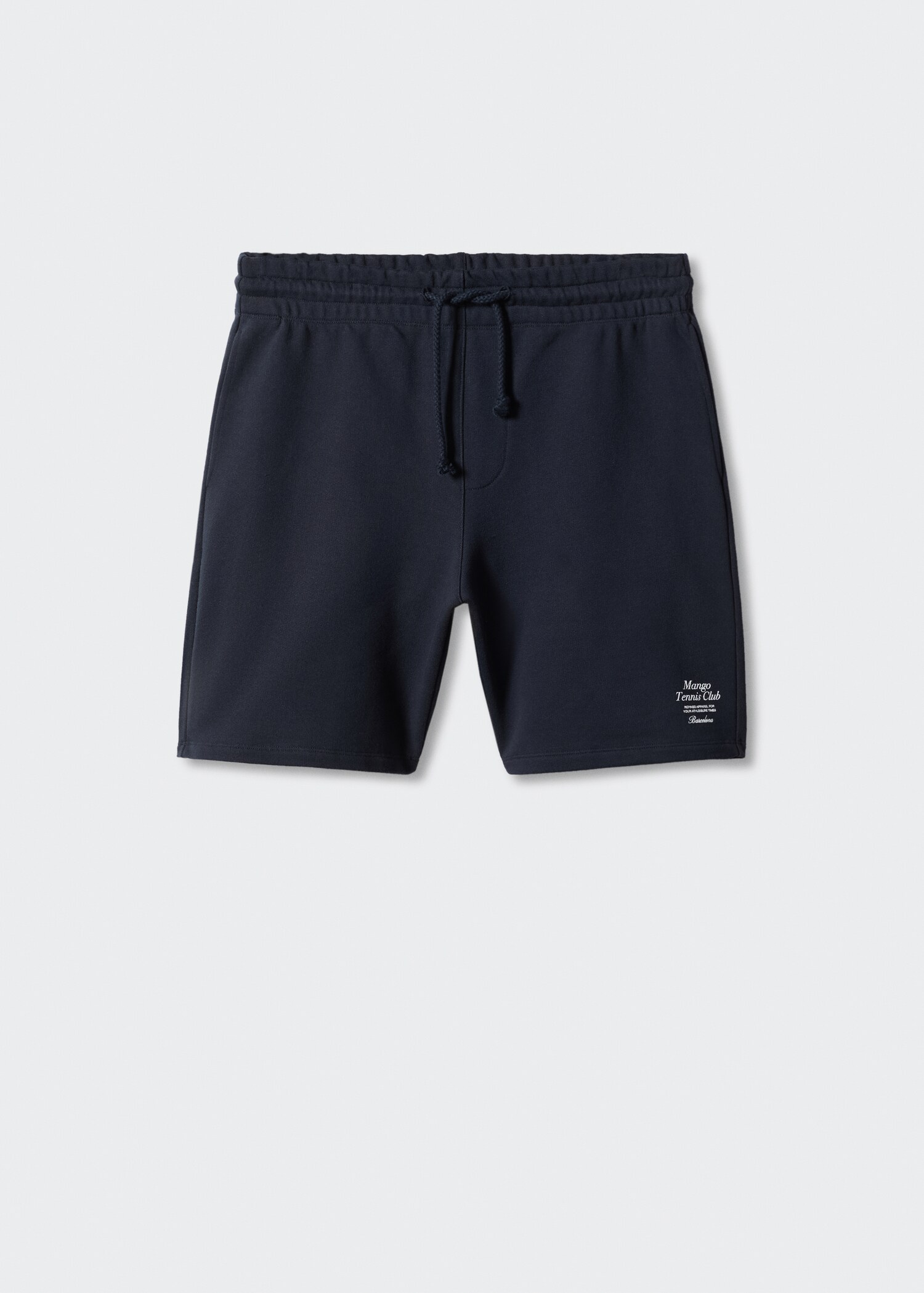 Cotton shorts with drawstring - Article without model