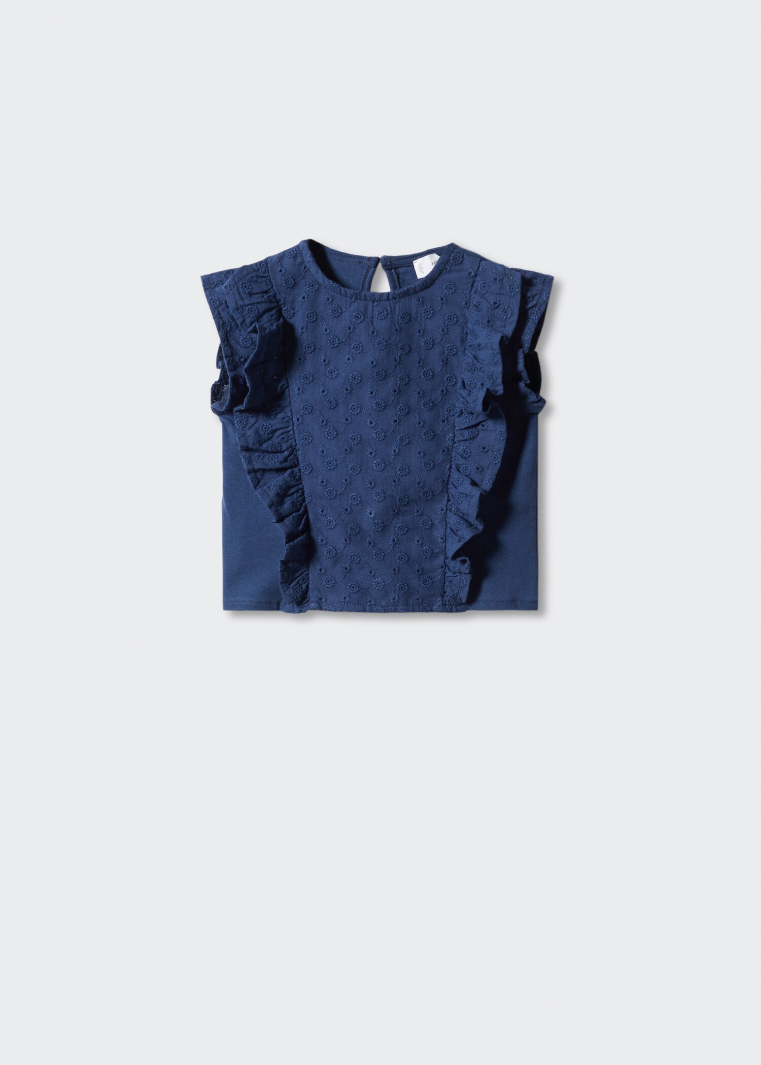 T-shirt fleurs brodées - Article sans modèle