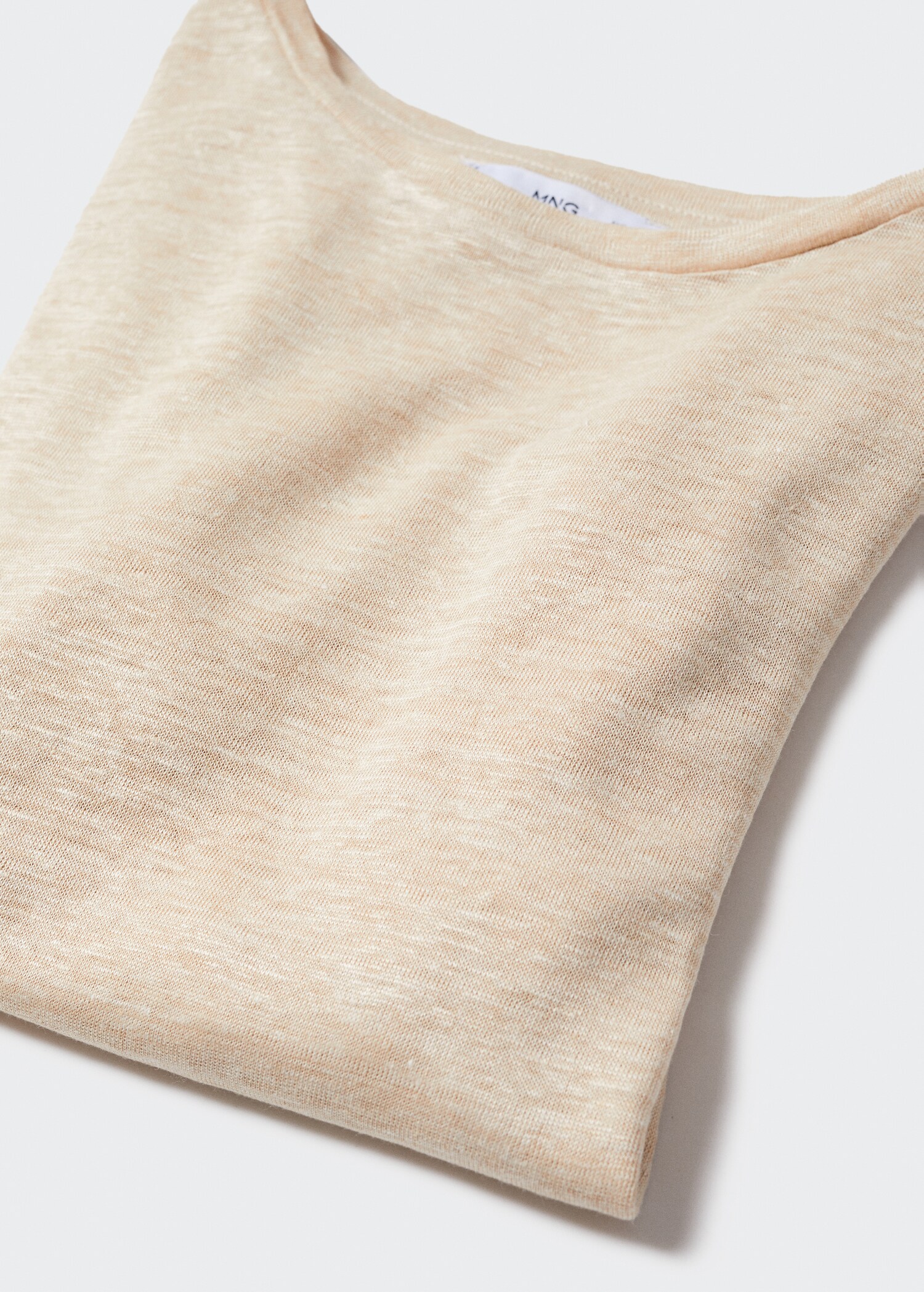 Long-sleeved linen T-shirt - Details of the article 8