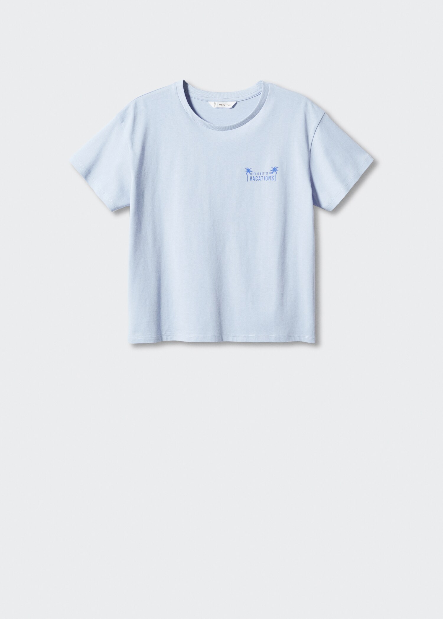 Printed message T-shirt - Article without model