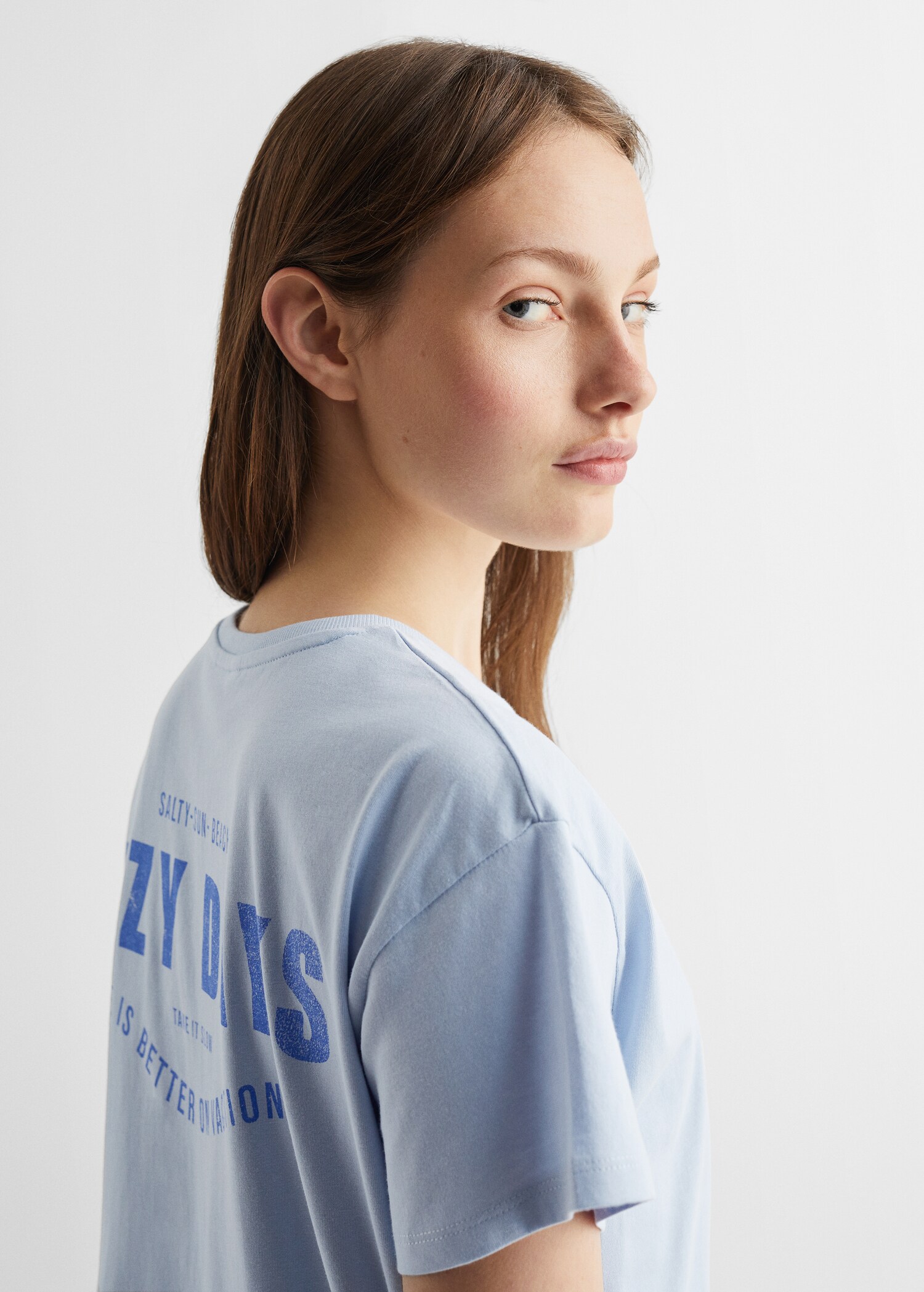 Printed message T-shirt - Details of the article 1