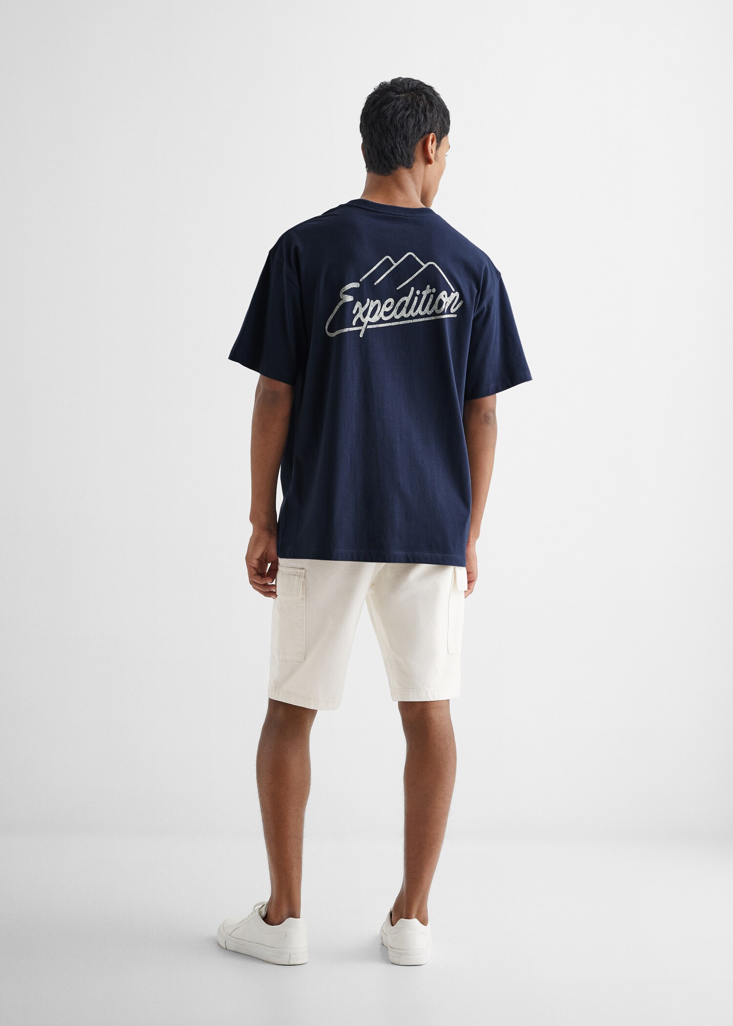 Bermuda cargo cotone - Retro dell'articolo