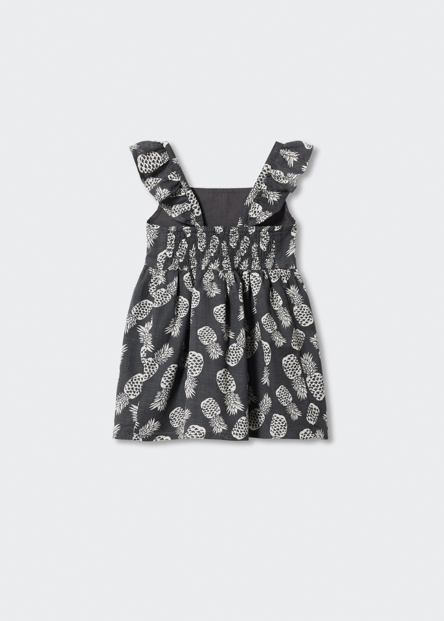 Printed dress - Reverse of the article