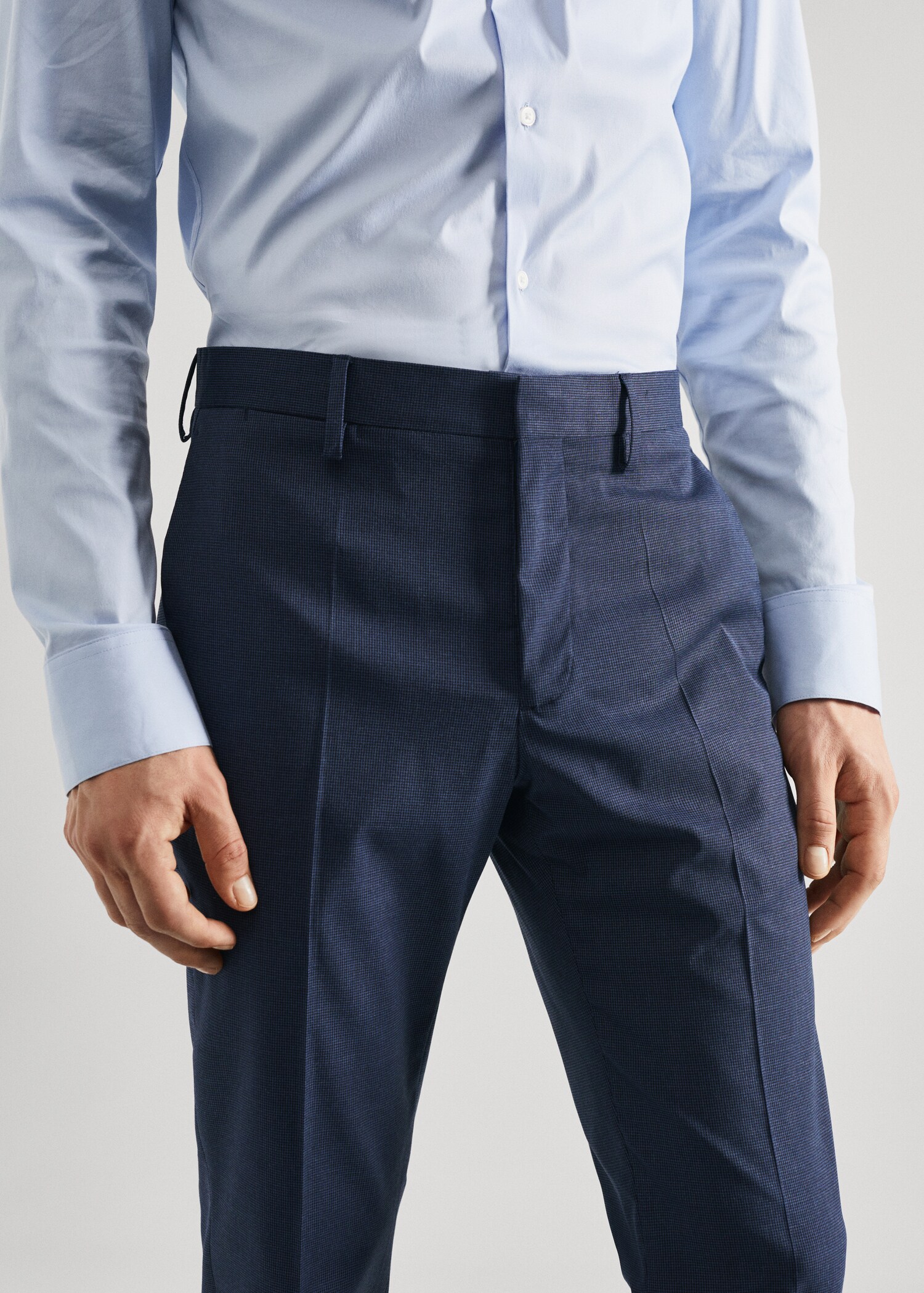 Super slim fit suit pants - Details of the article 1