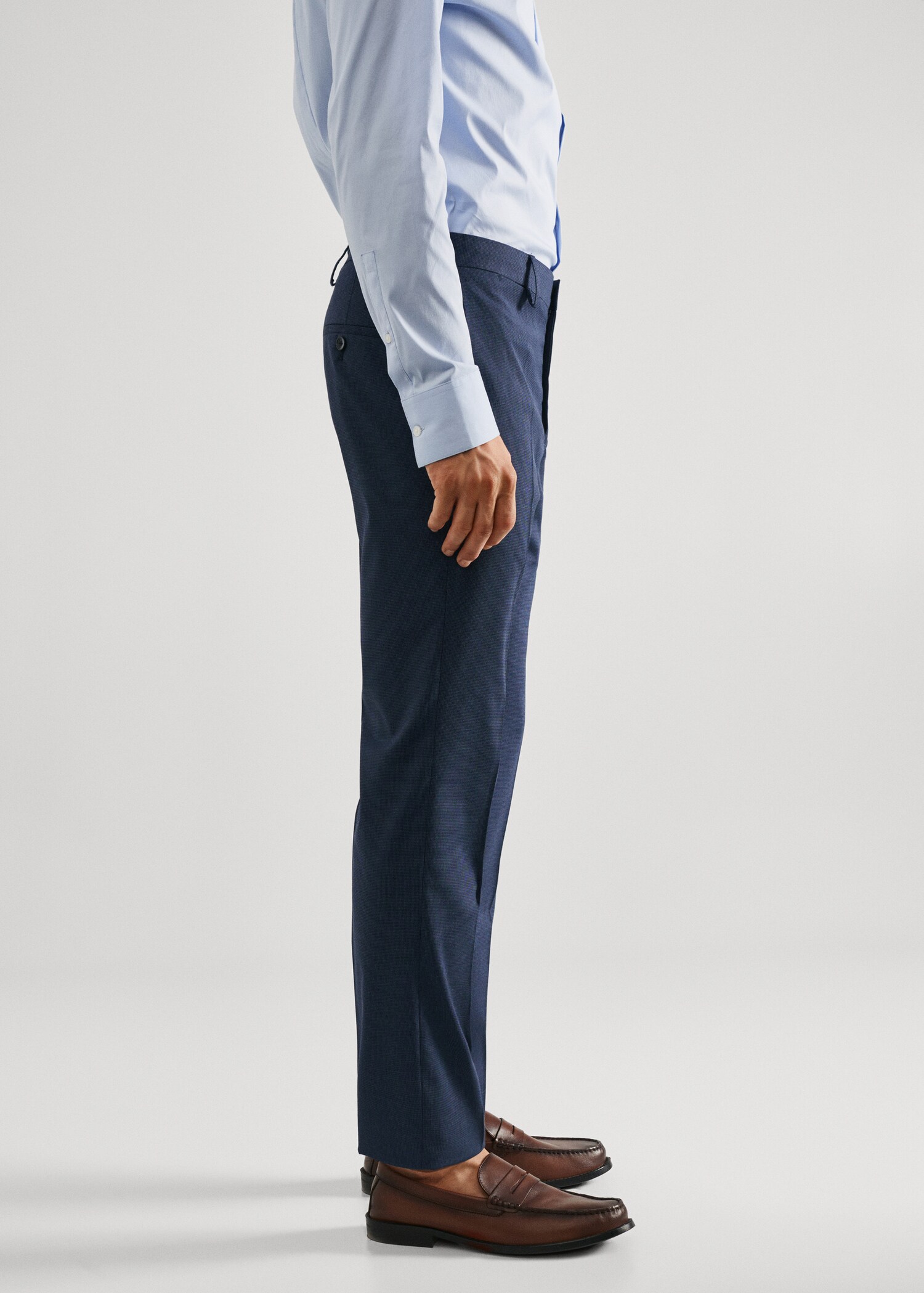 Super slim fit suit pants - Details of the article 2