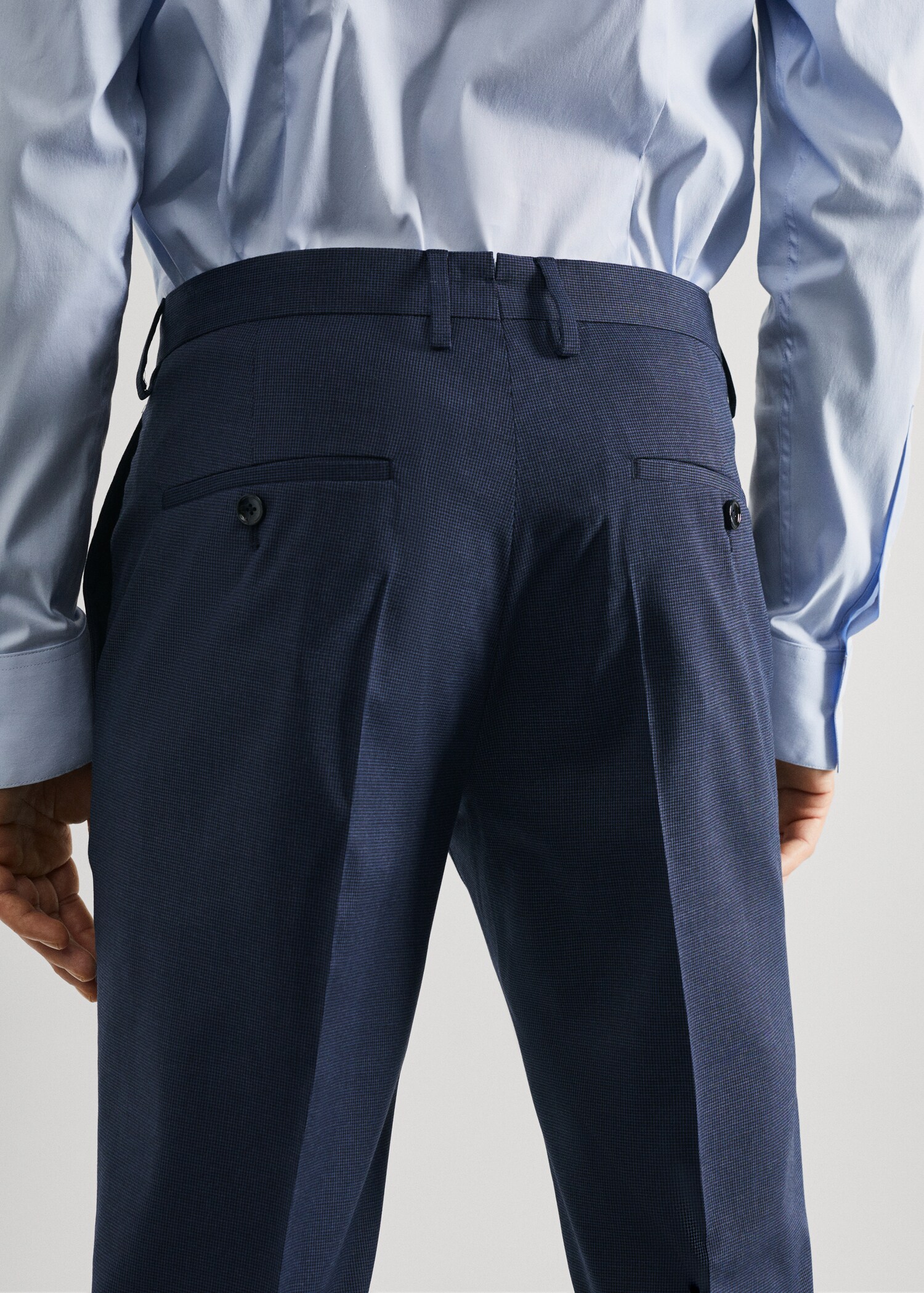 Super slim fit suit pants - Details of the article 6