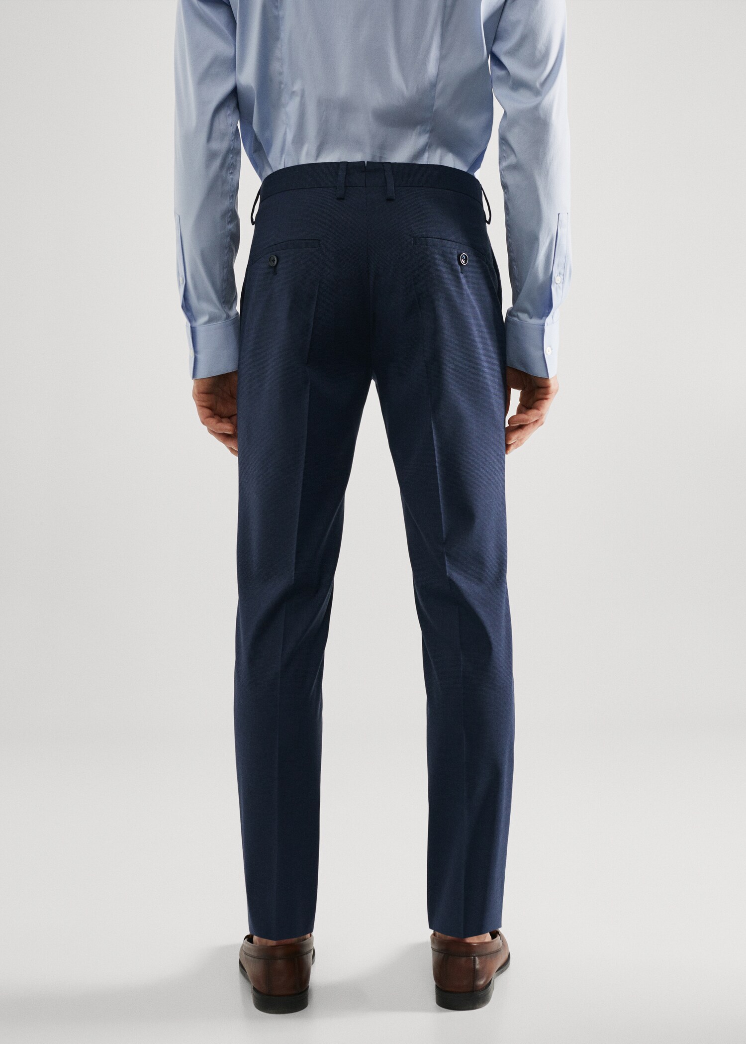 Super slim fit suit pants - Reverse of the article
