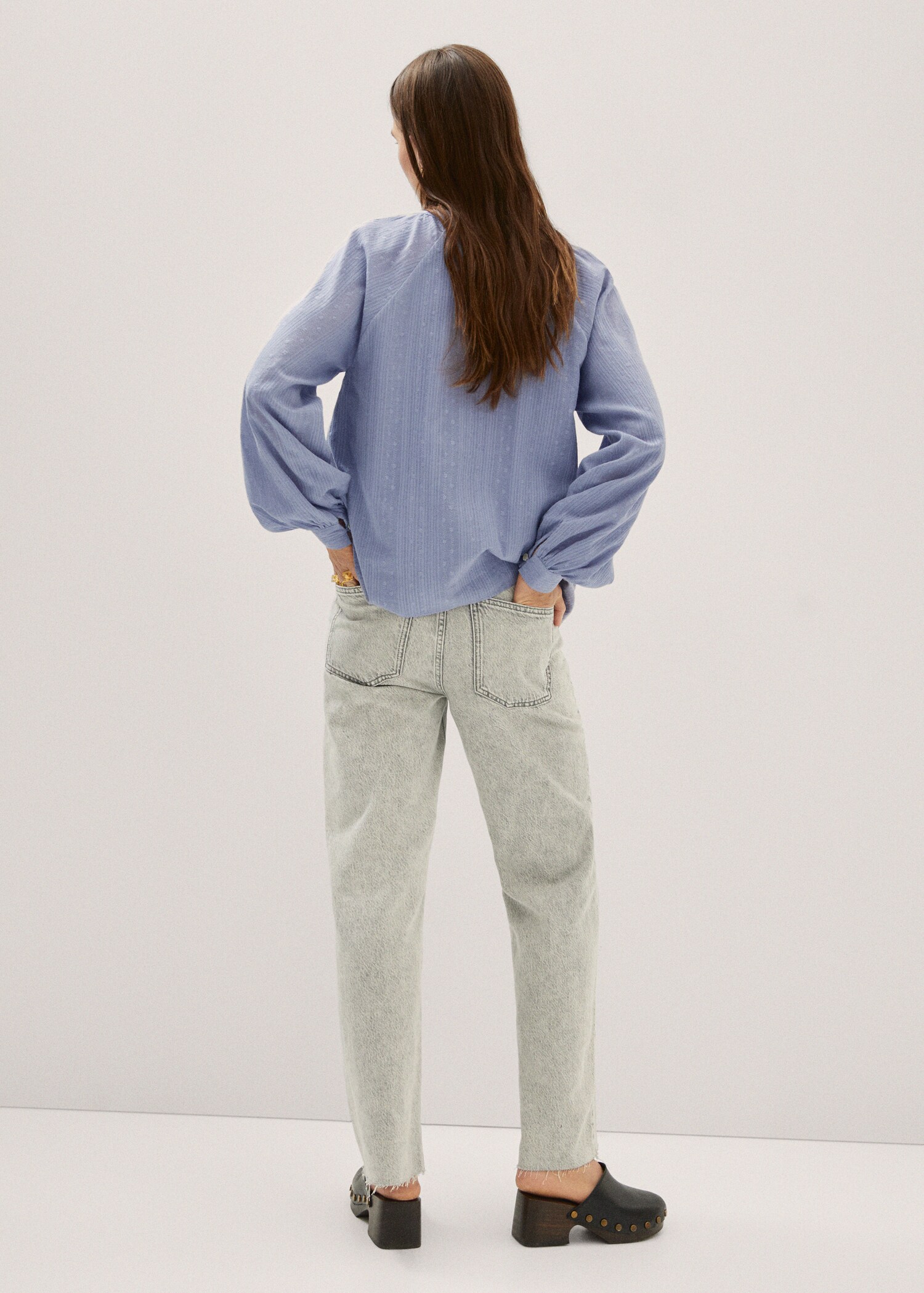 Plumeti embroidered blouse - Reverse of the article