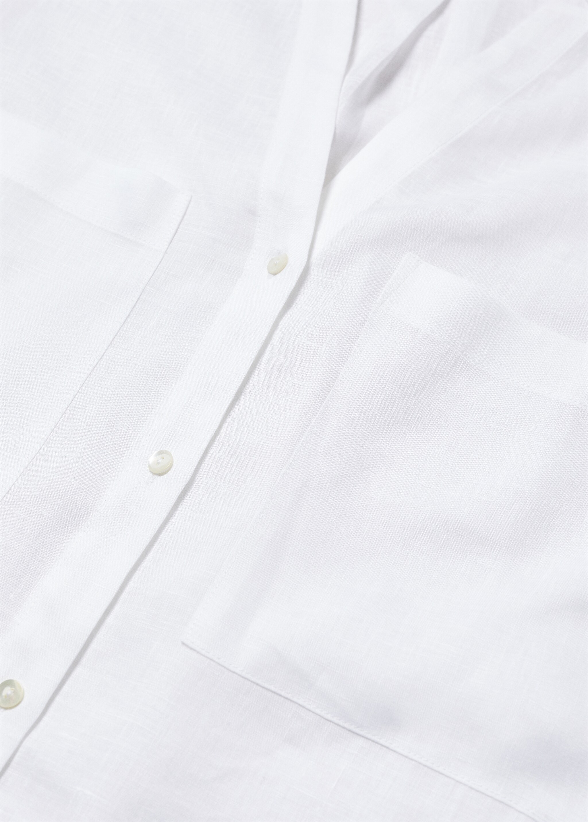 Pocket linen shirt - Details of the article 8