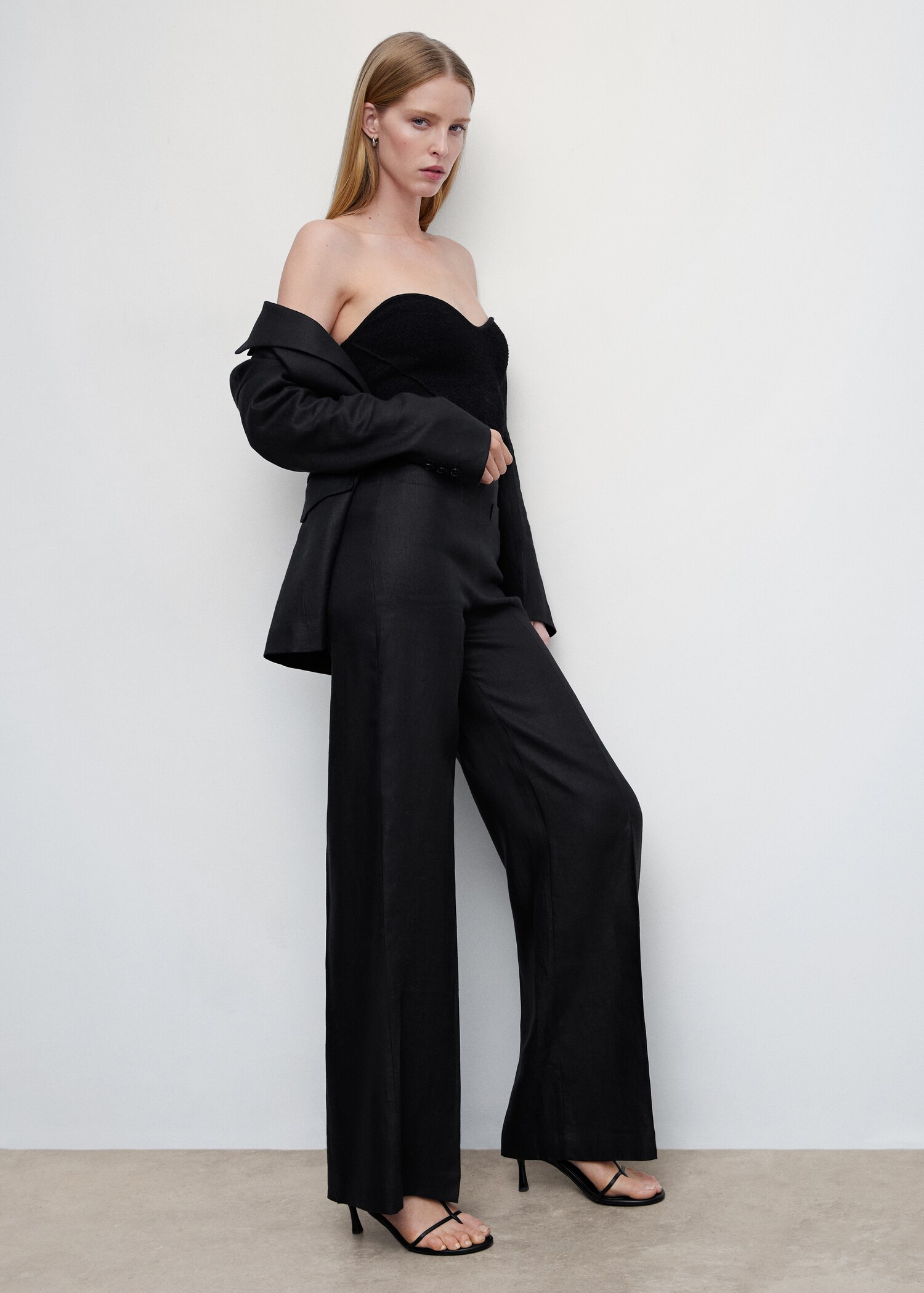 Pantalón traje lino - Detalle del artículo 2