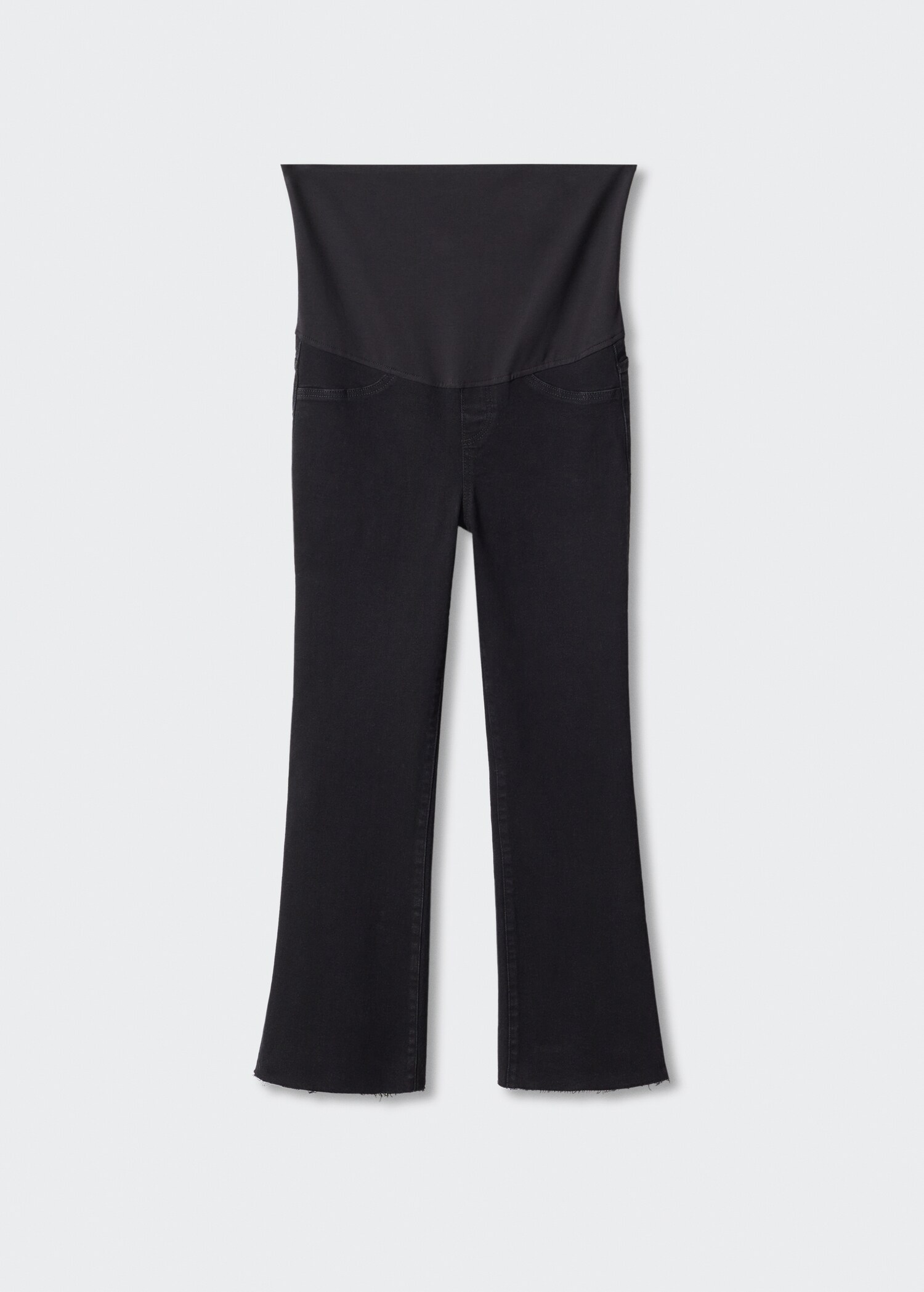 Maternity flared cropped jeans - Article without model