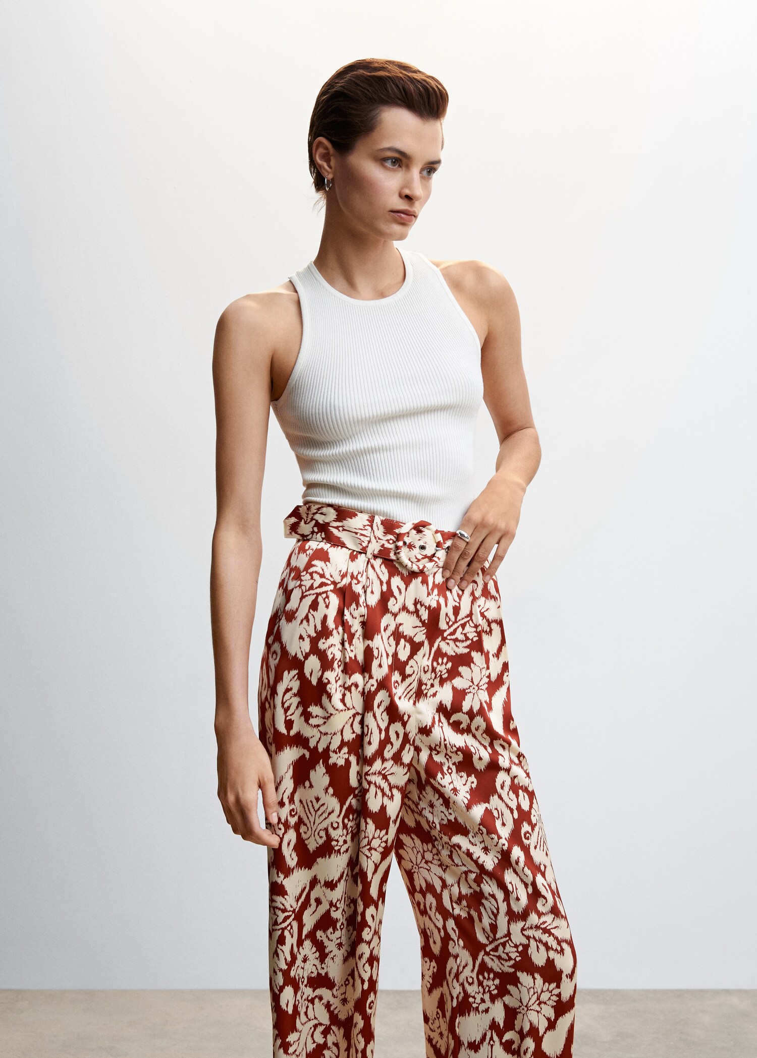 Printed palazzo pants - Details of the article 1