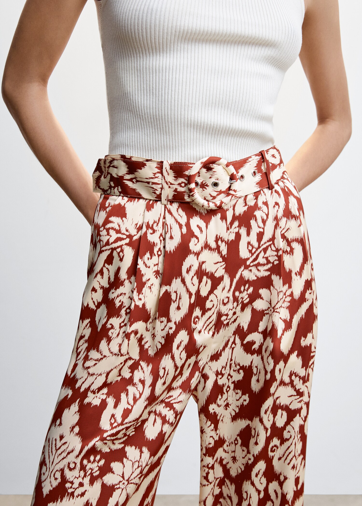 Printed palazzo pants - Details of the article 6
