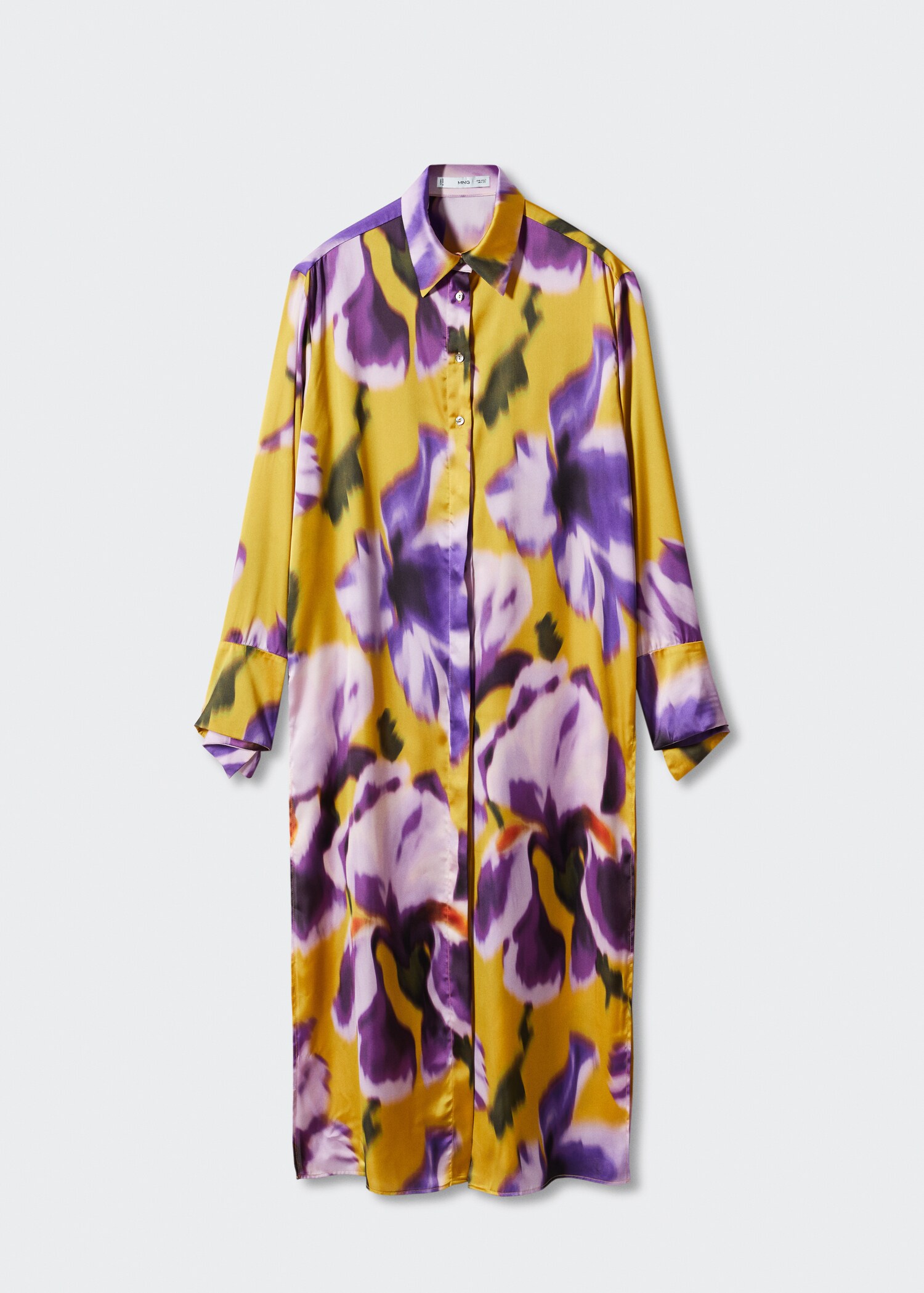Robe chemisier fleurs - Article sans modèle
