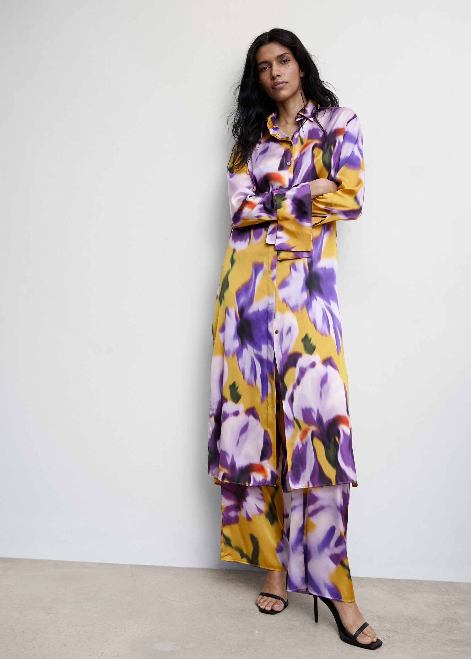 Robe chemisier fleurs - Détail de l'article 2