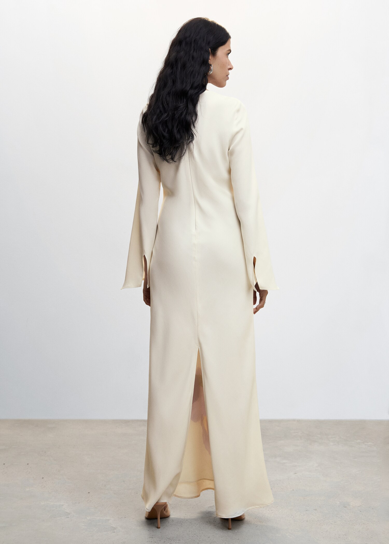 Vestit llarg flors - Revers de l'article