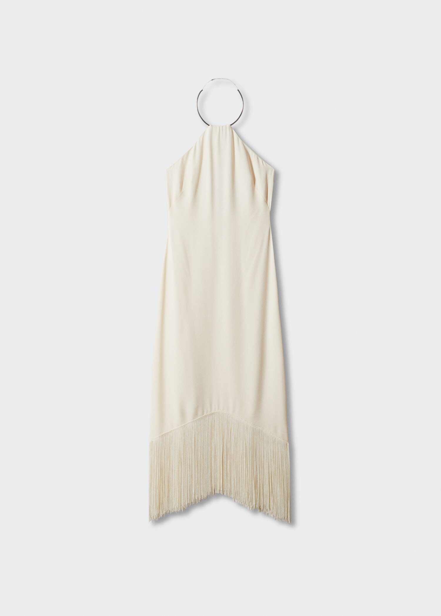 Halter neck fringed dress - Article without model