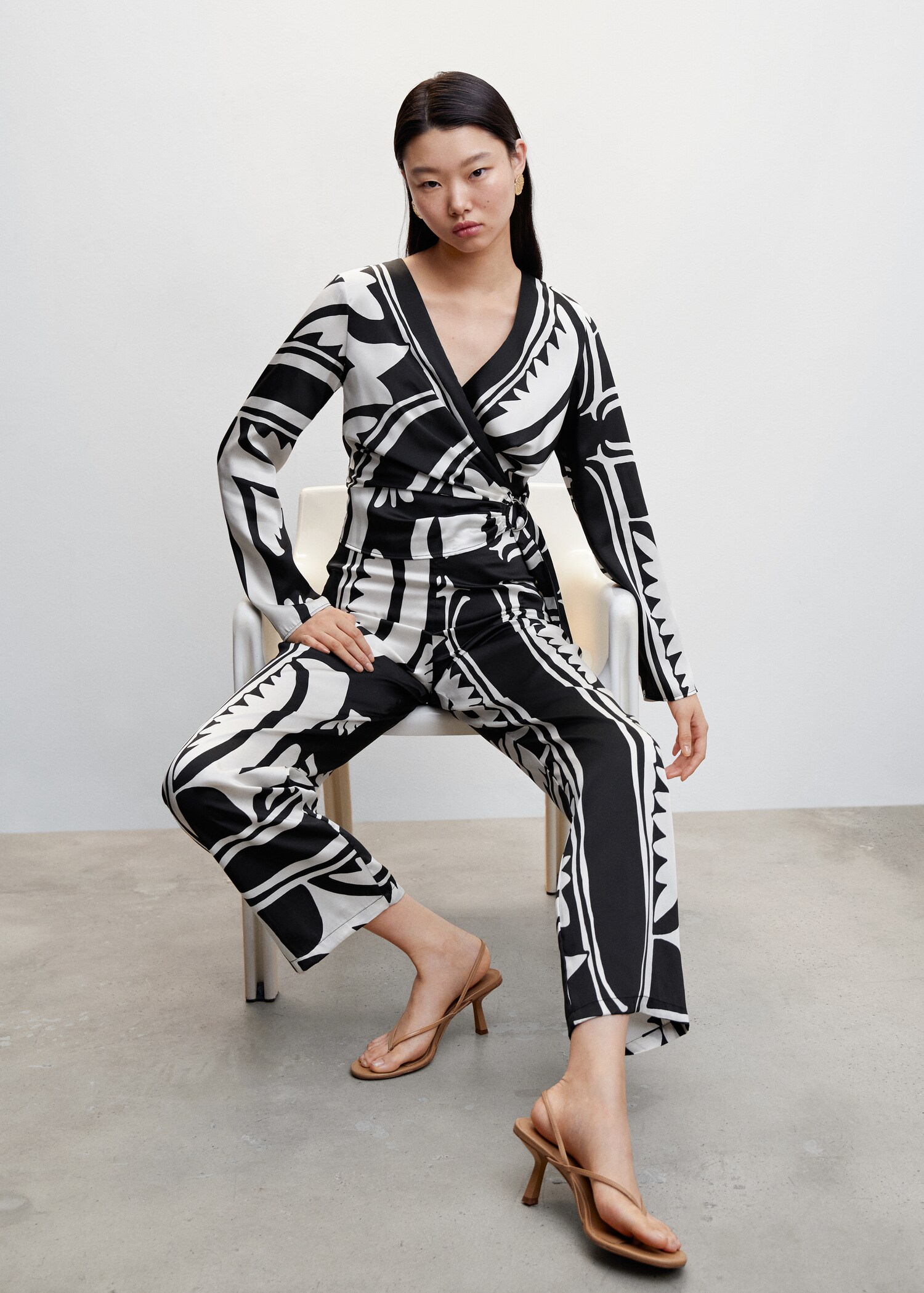 Mönstrad jumpsuit spänne - Detaljer om artikeln 2