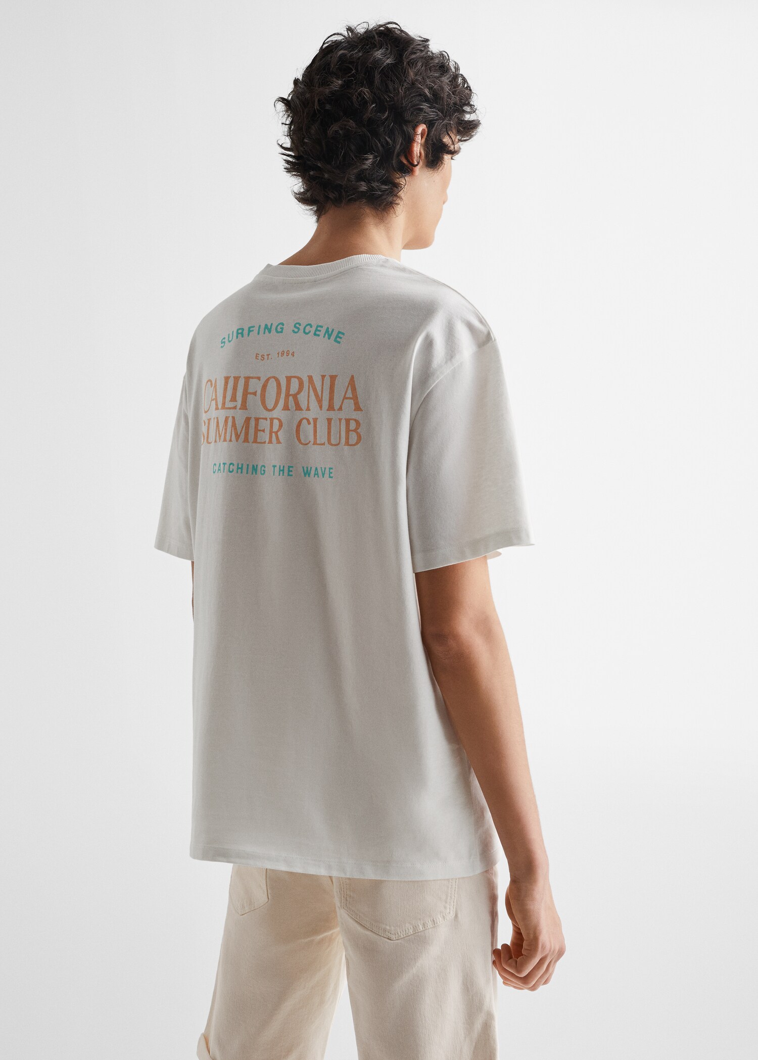 Camiseta estampada algodón - Reverso del artículo