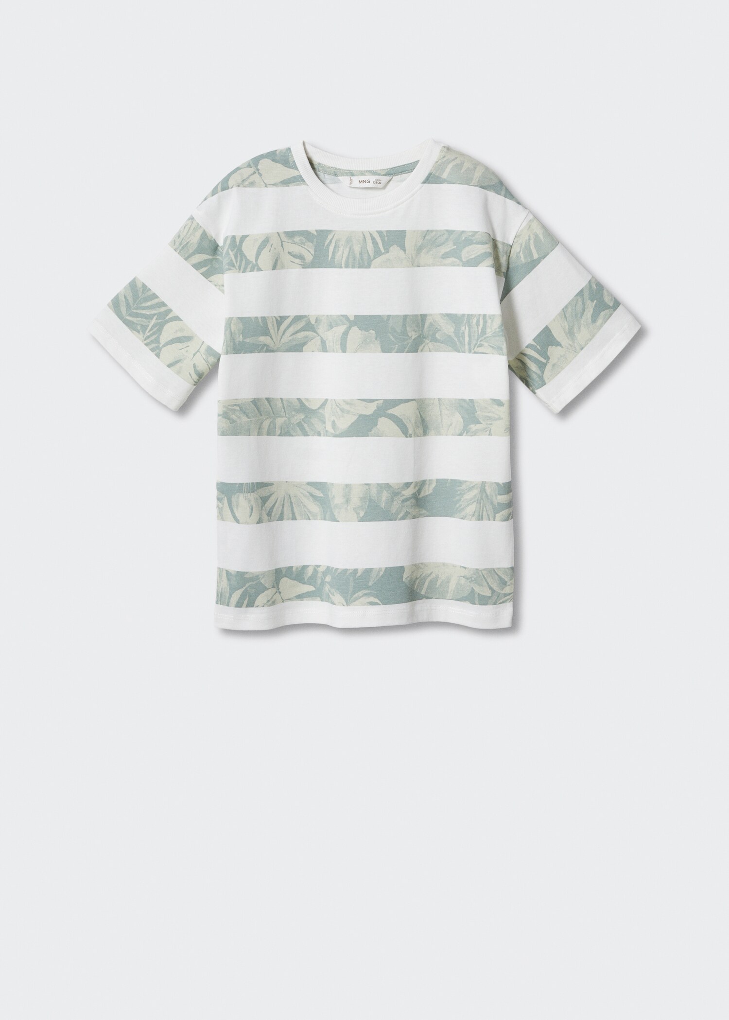 Printed striped T-shirt - Article without model