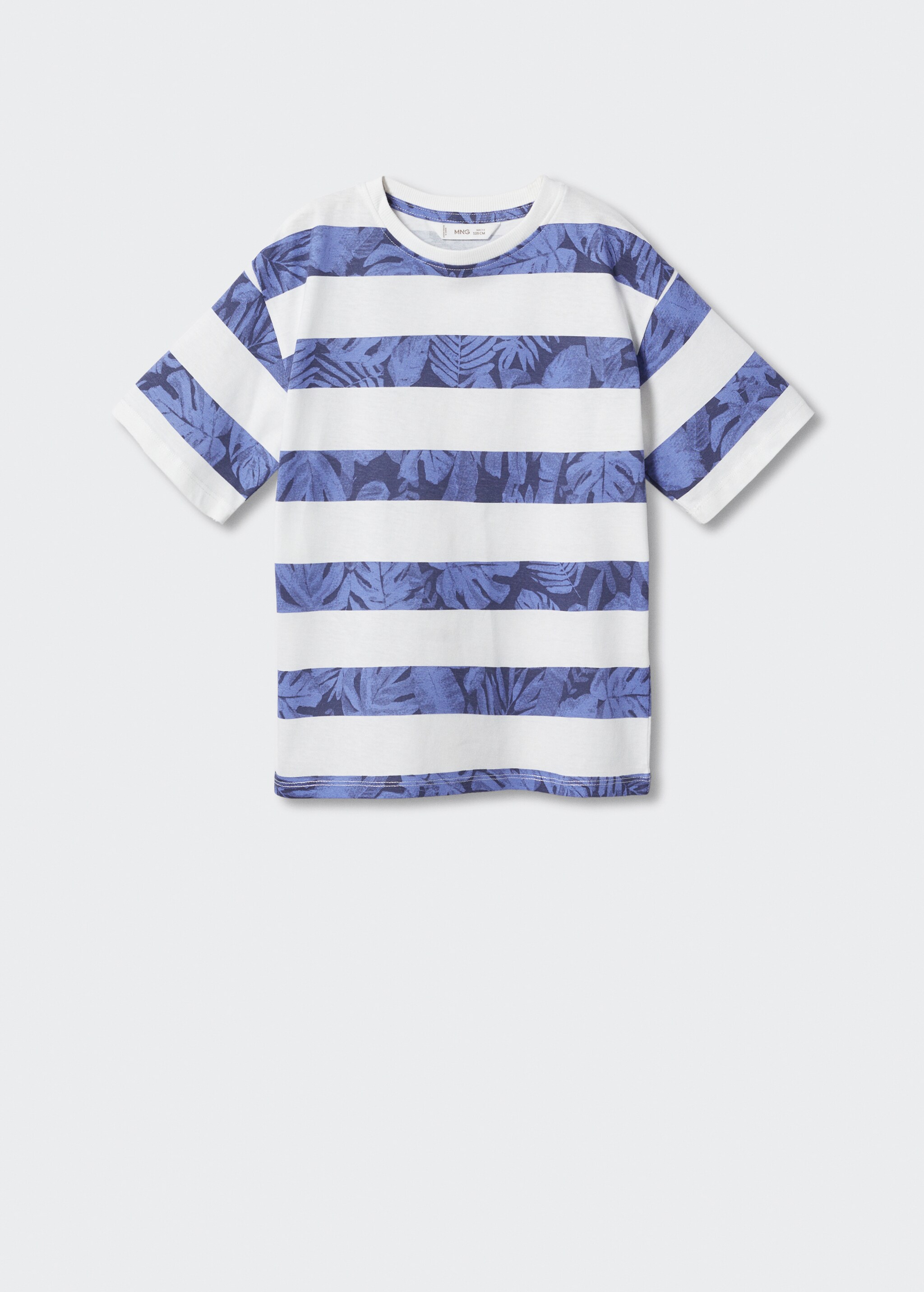 Printed striped T-shirt - Article without model