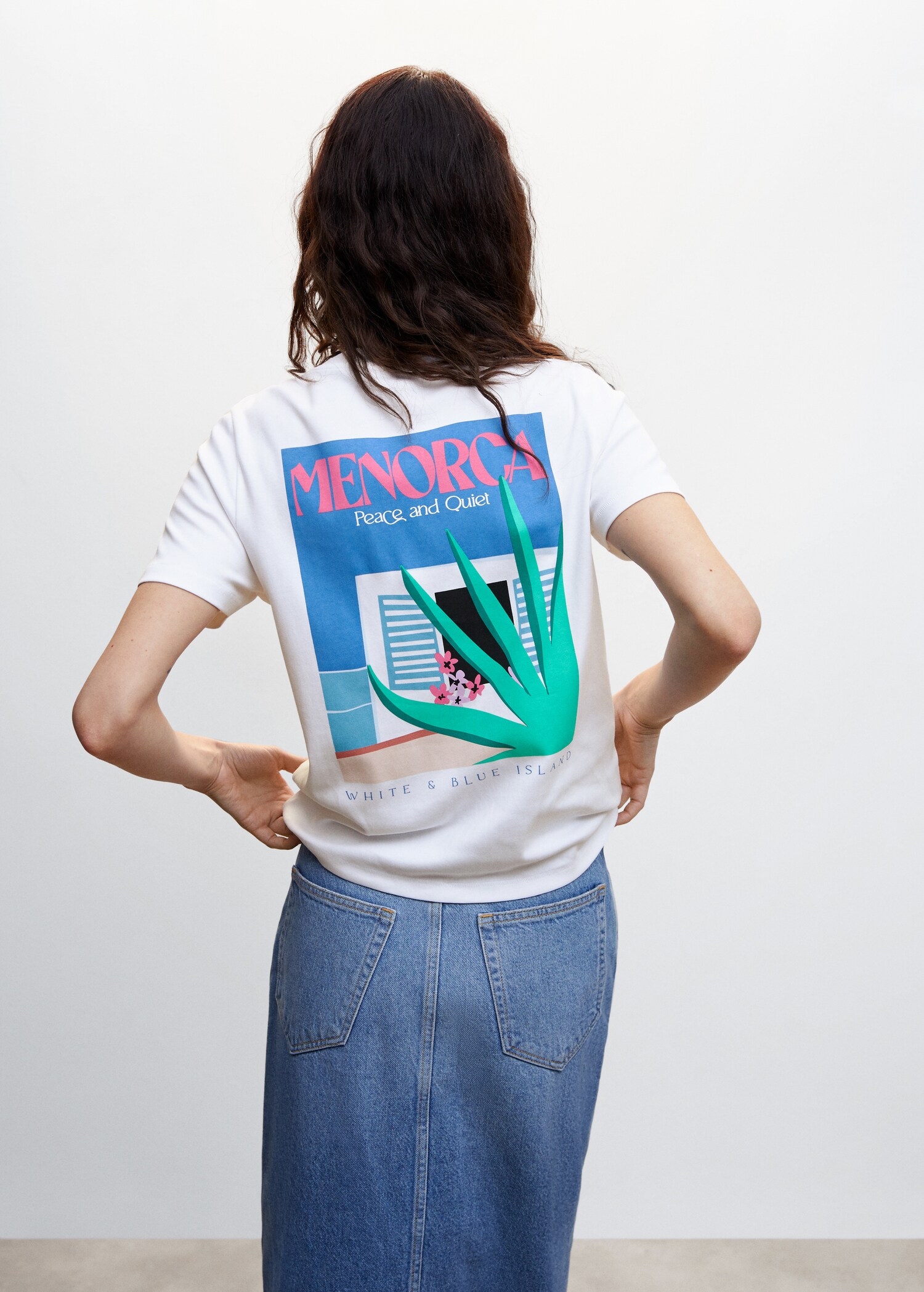 Chemise imprimée coton - Verso de l’article