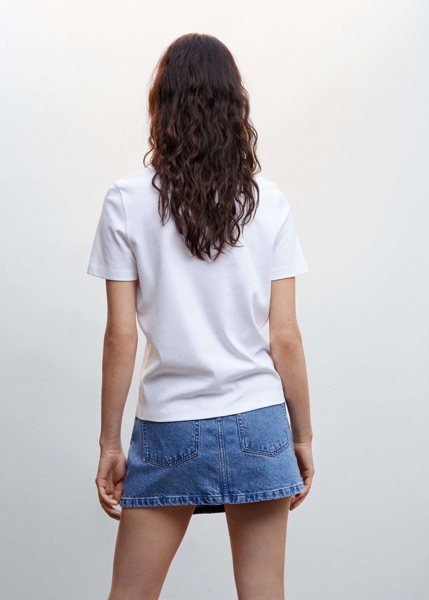 Chemise imprimée coton - Verso de l’article